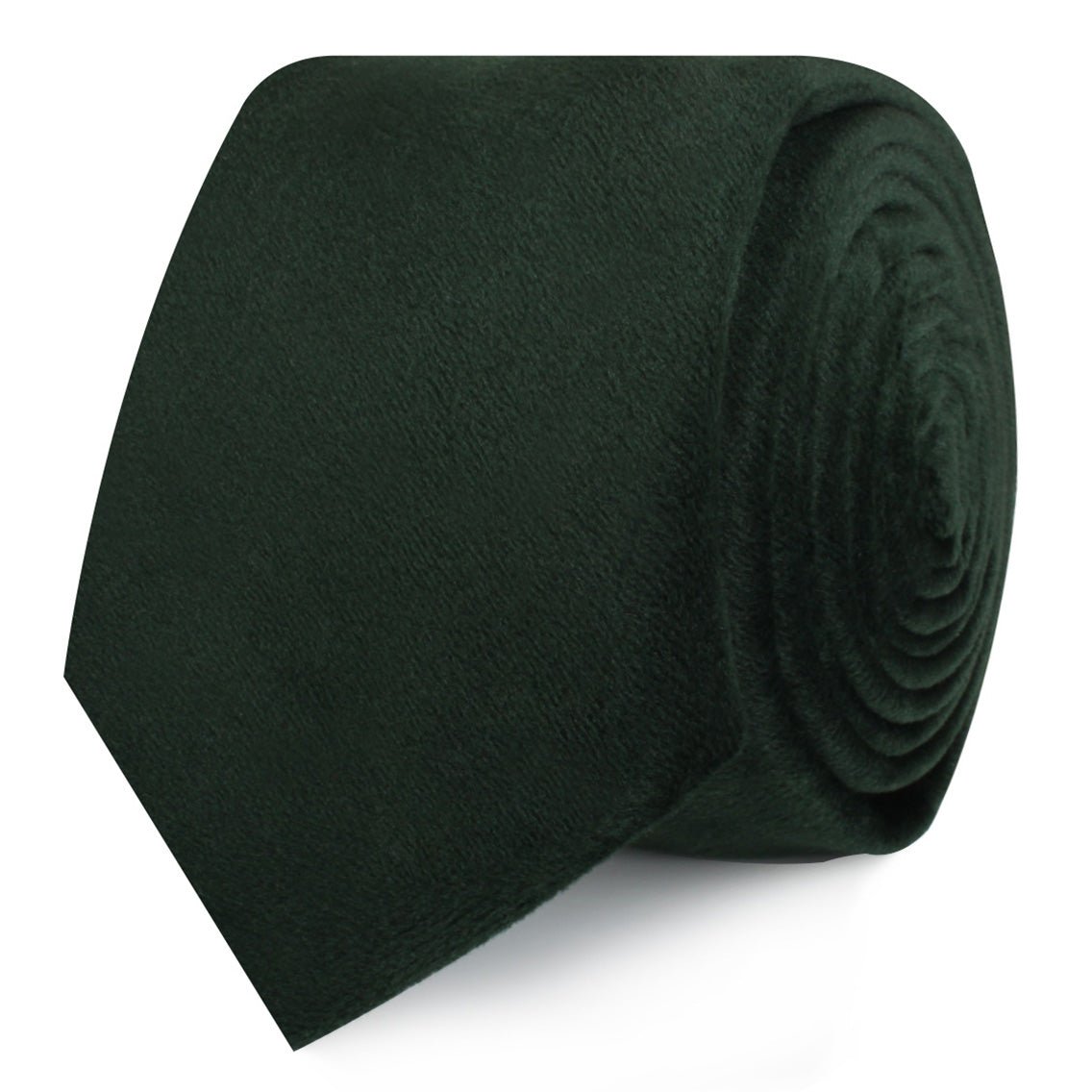 Bond Dark Green Bond Velvet Skinny Tie