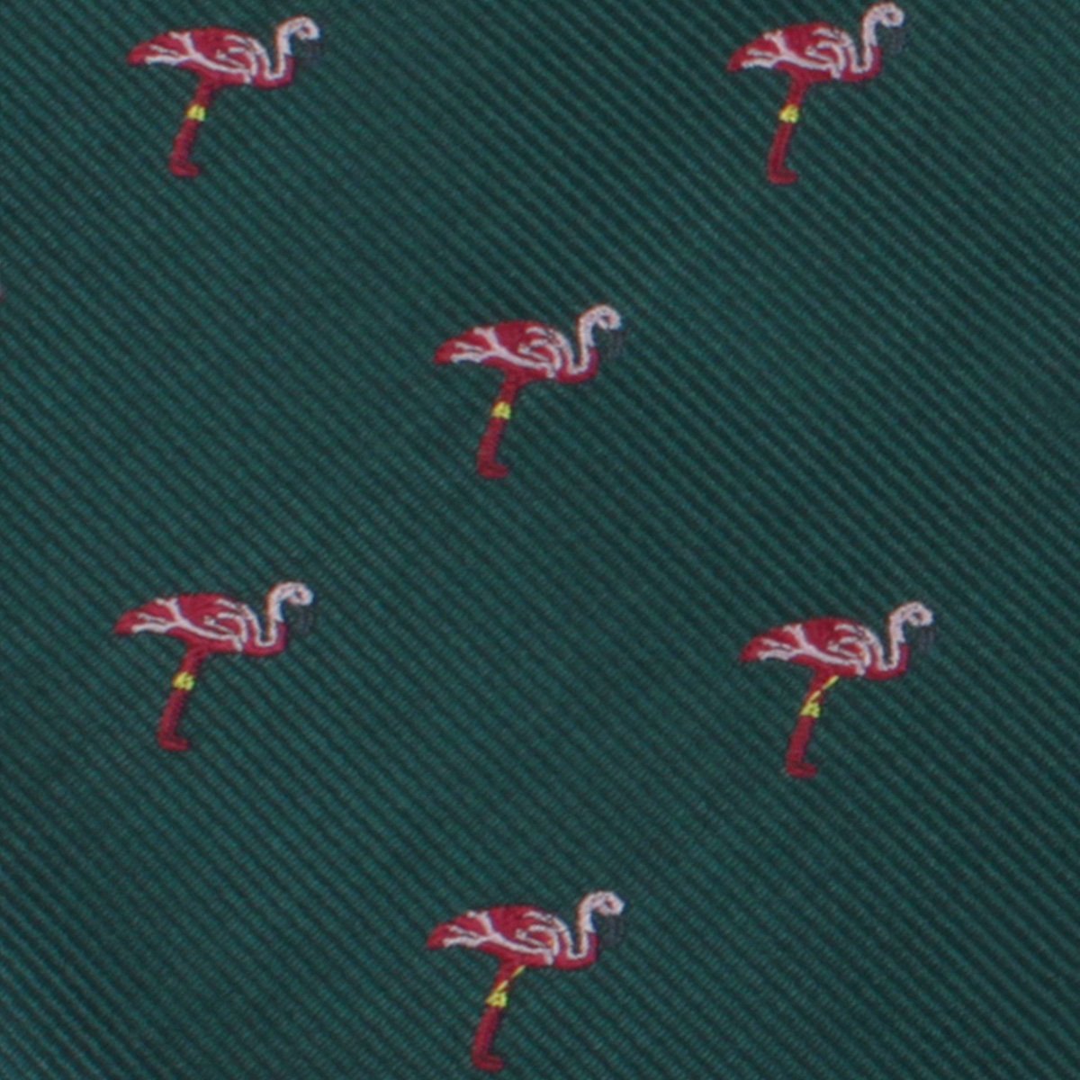 Fabric Swatch (Y107) - Caribbean Royal Green Flamingo