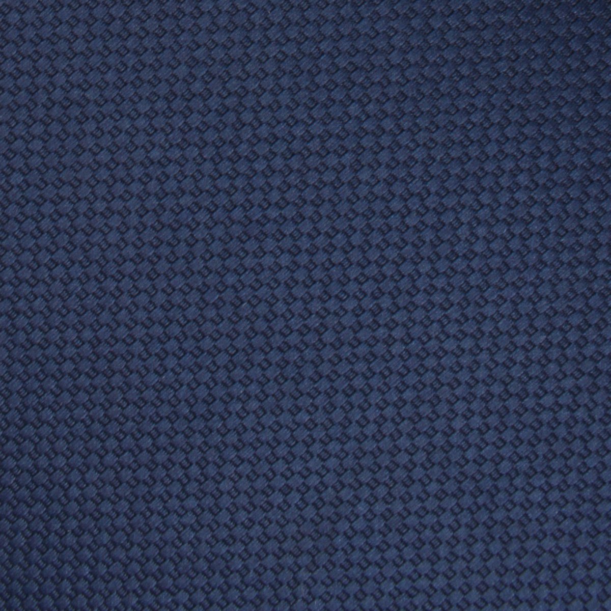 Navy Blue Basket Weave Pocket Square