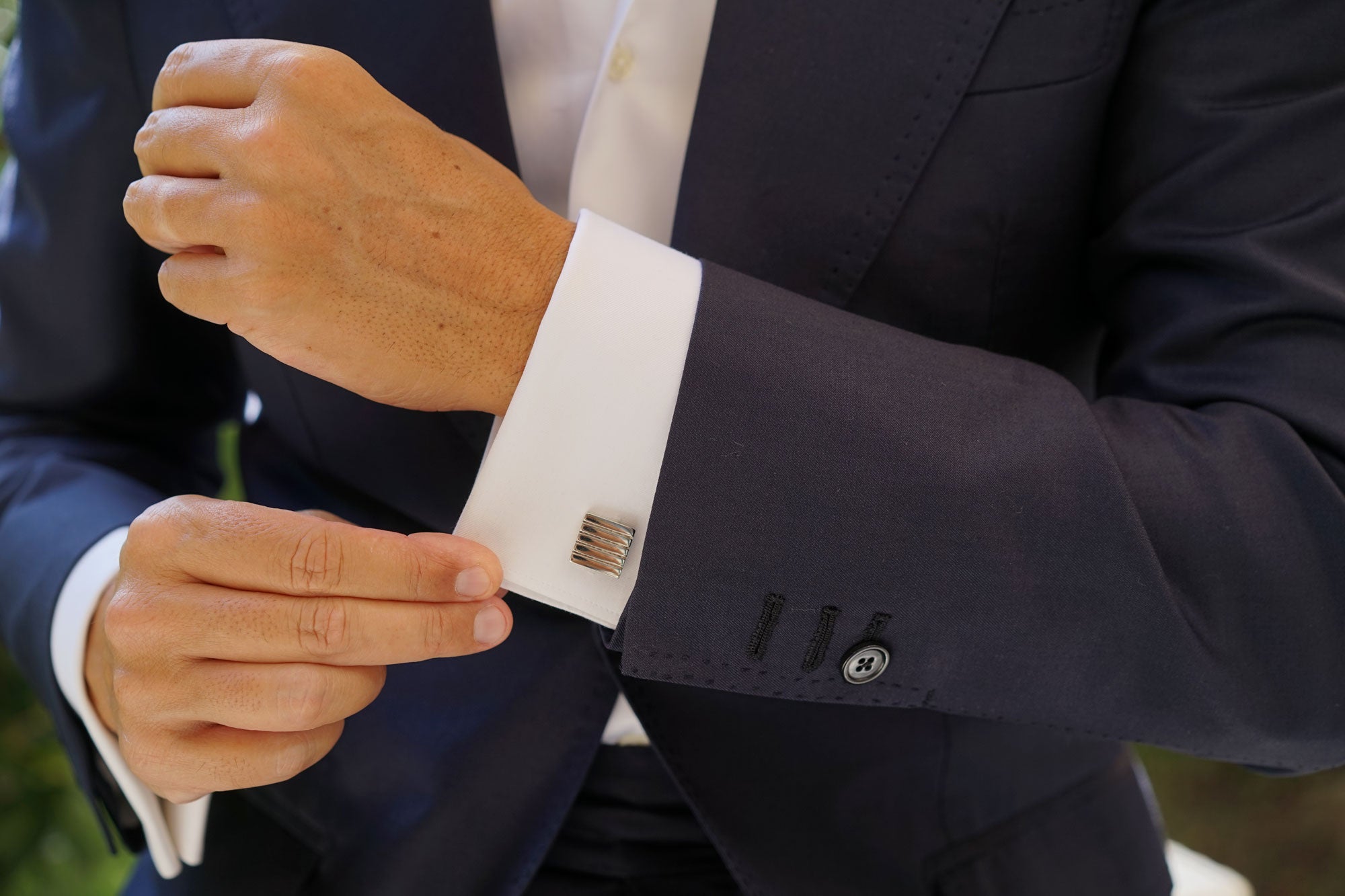 Silver Square Cufflinks