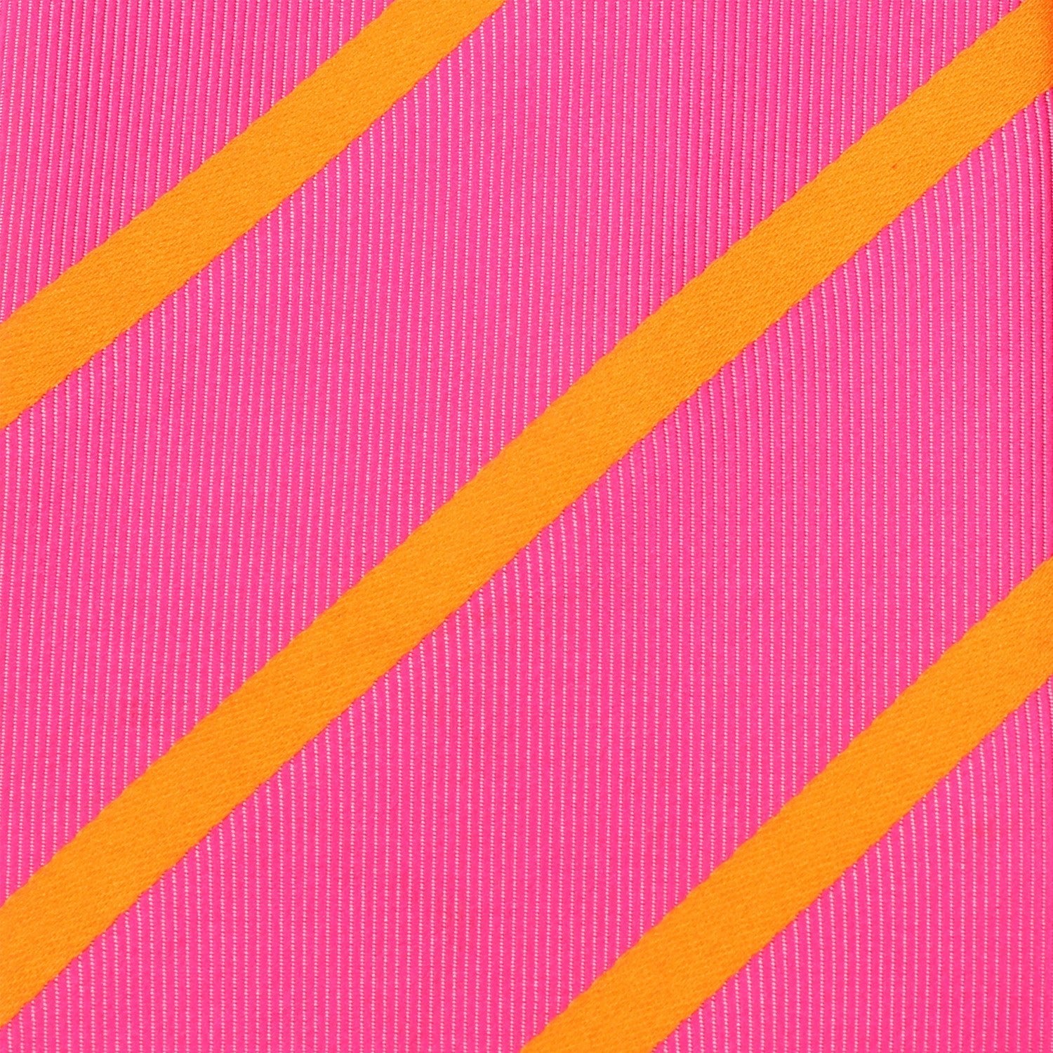 Hot Pink with Orange Diagonal Tie