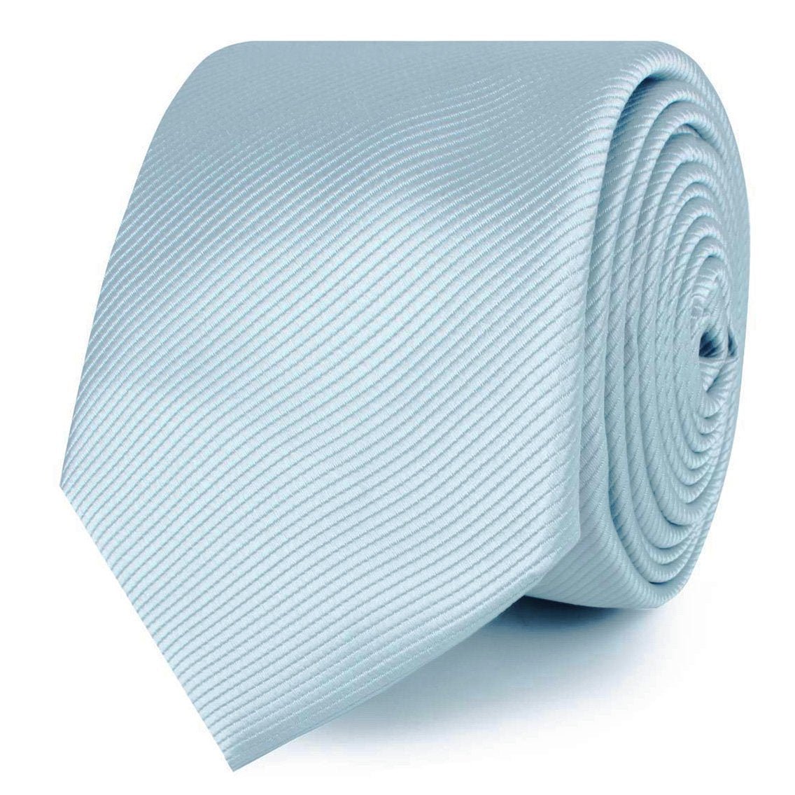 Light Silver Sage Twill Skinny Tie