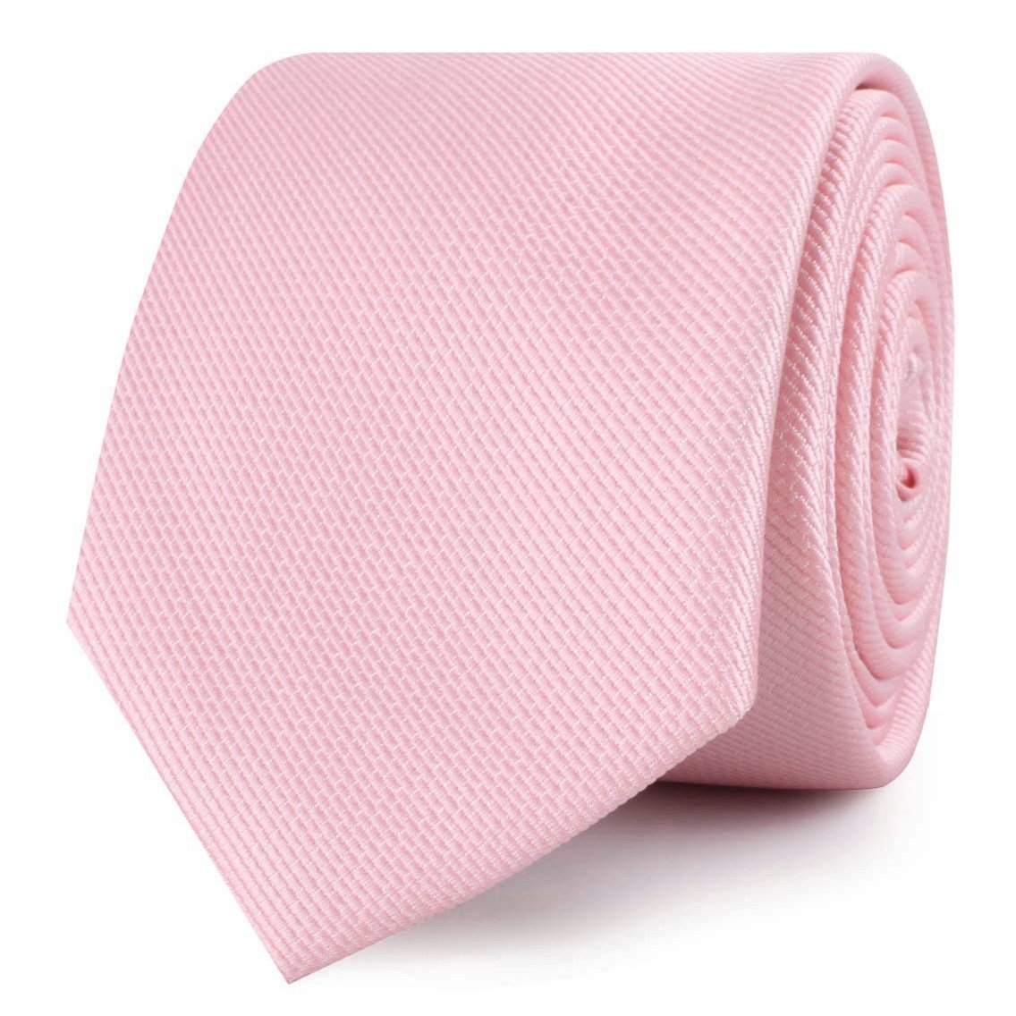 Tickled Pink Weave Skinny Tie