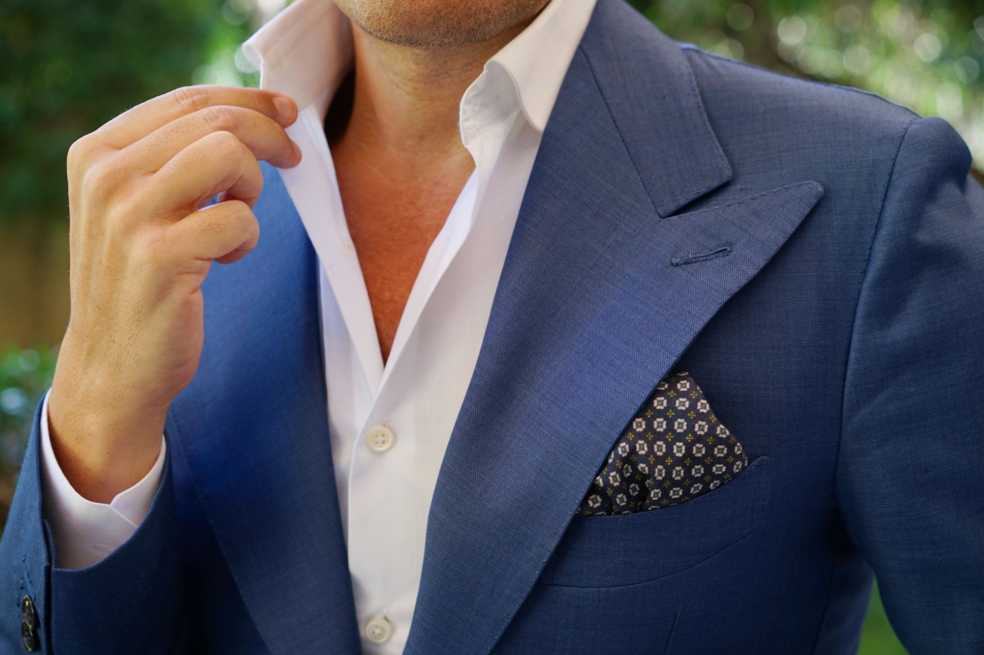 Mr. Moore Wool Pocket Square