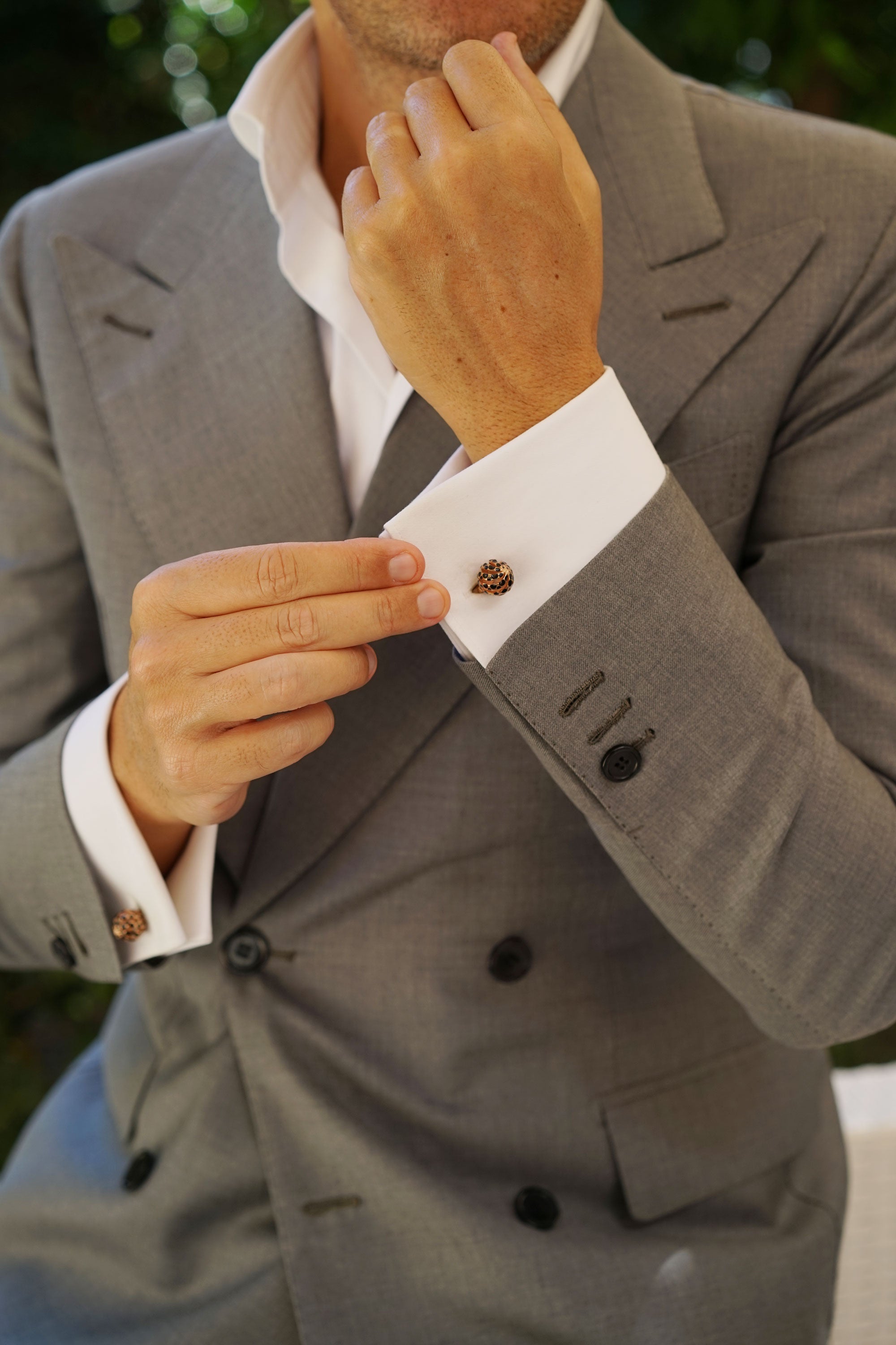 Alexander The Great Rose Gold Cufflinks