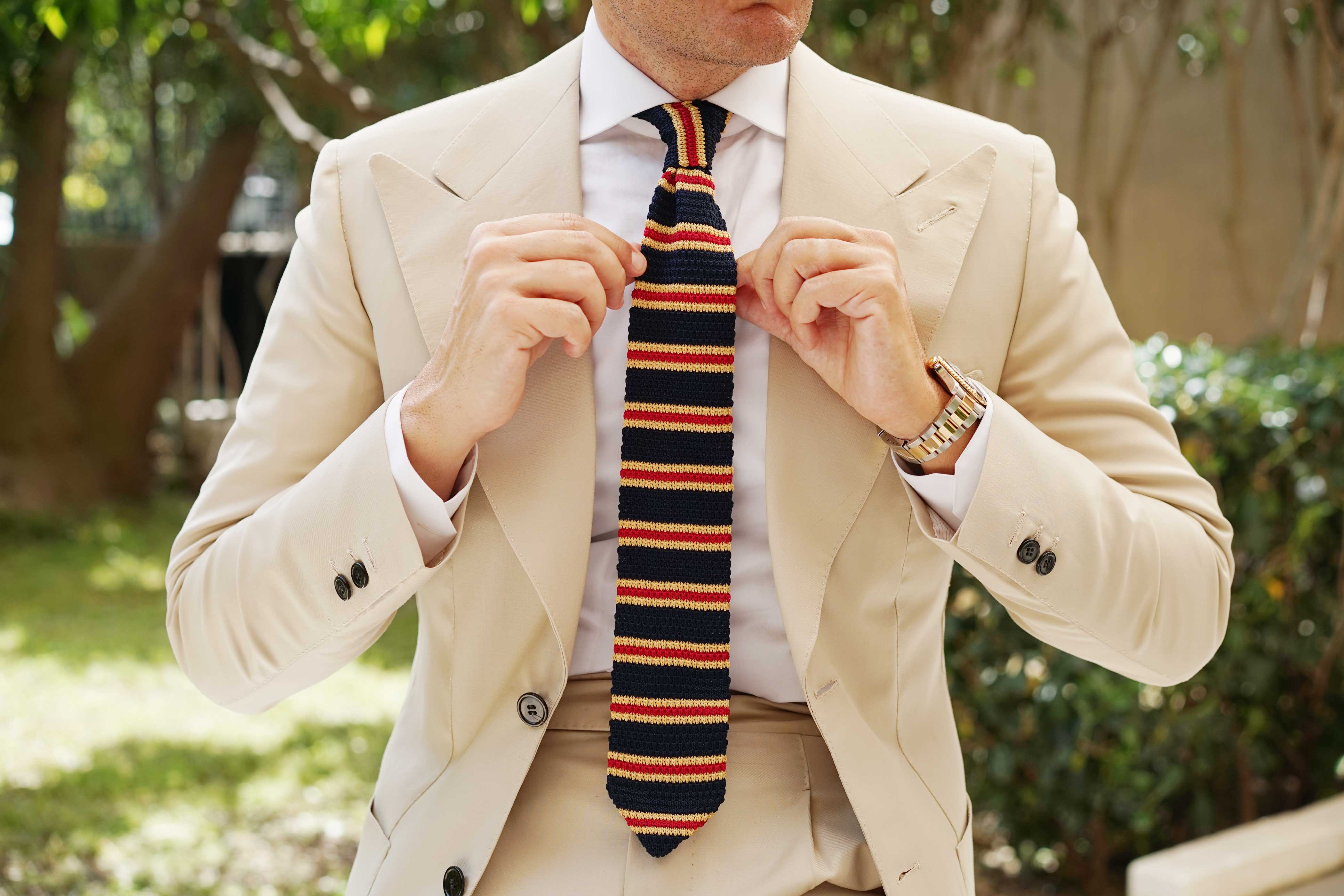 The Moroccan Knitted Tie