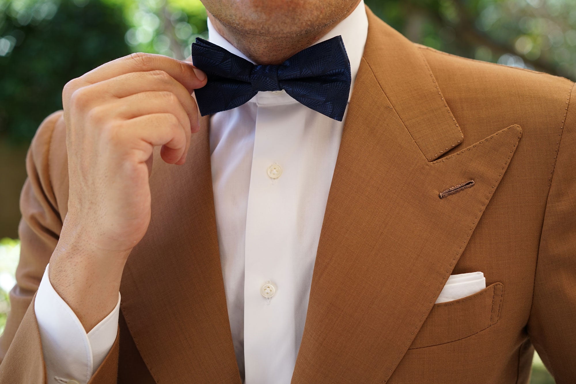 Kiso Valley Navy Blue Bow Tie