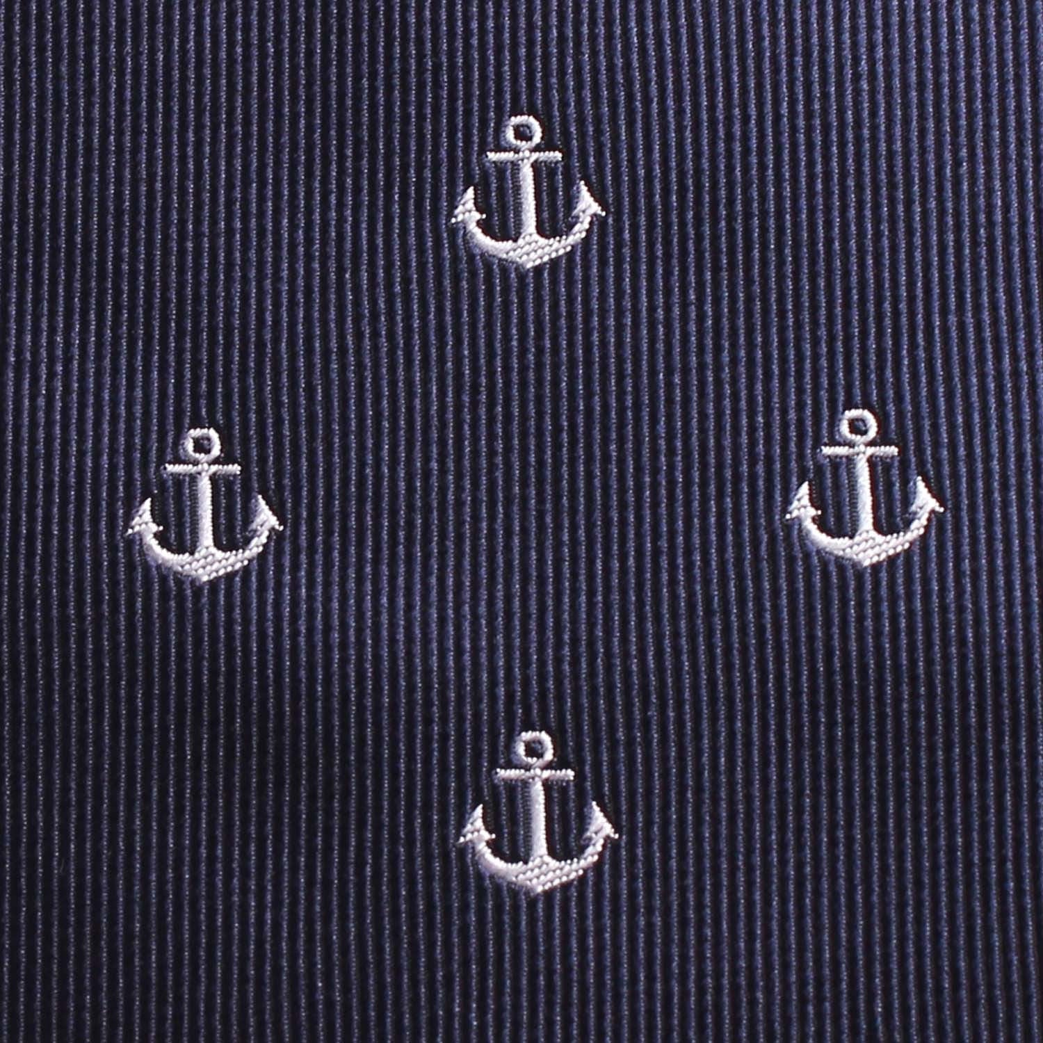 The OTAA Navy Blue Anchor Kids Diamond Bow Tie