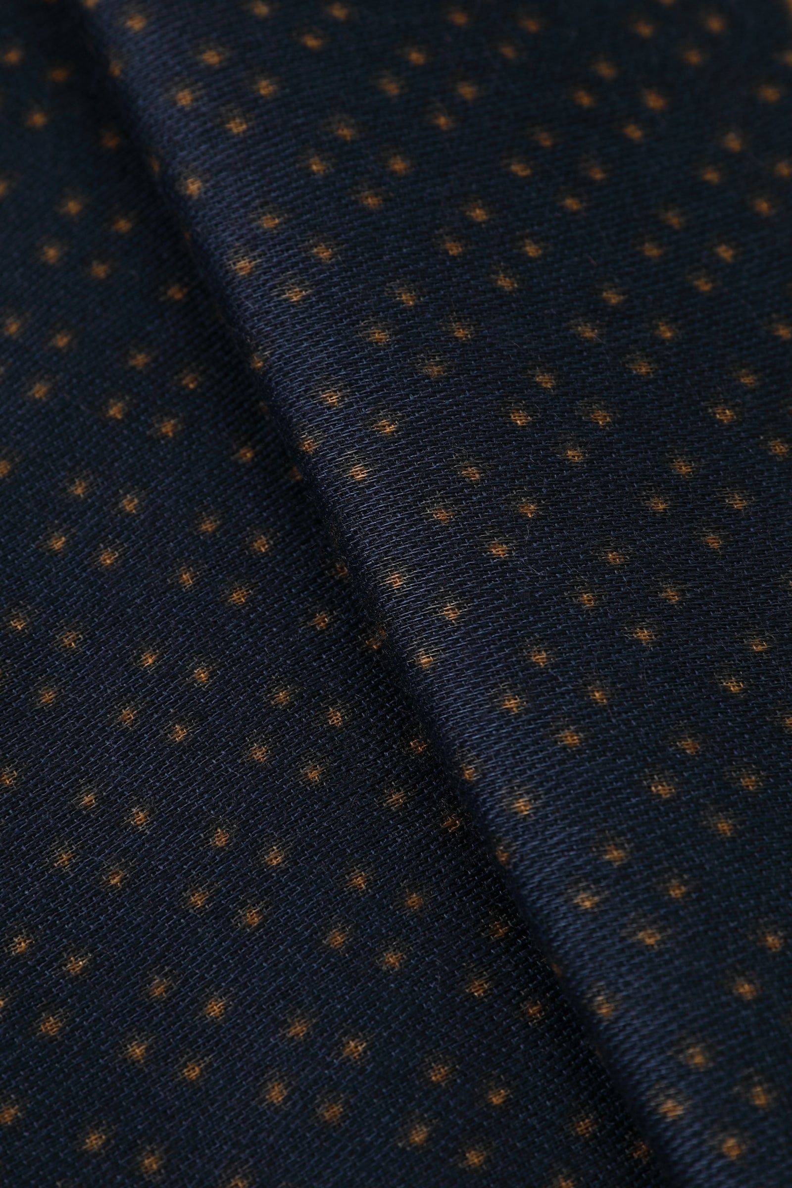 Puntini d'Oro Blu Marino Scarf