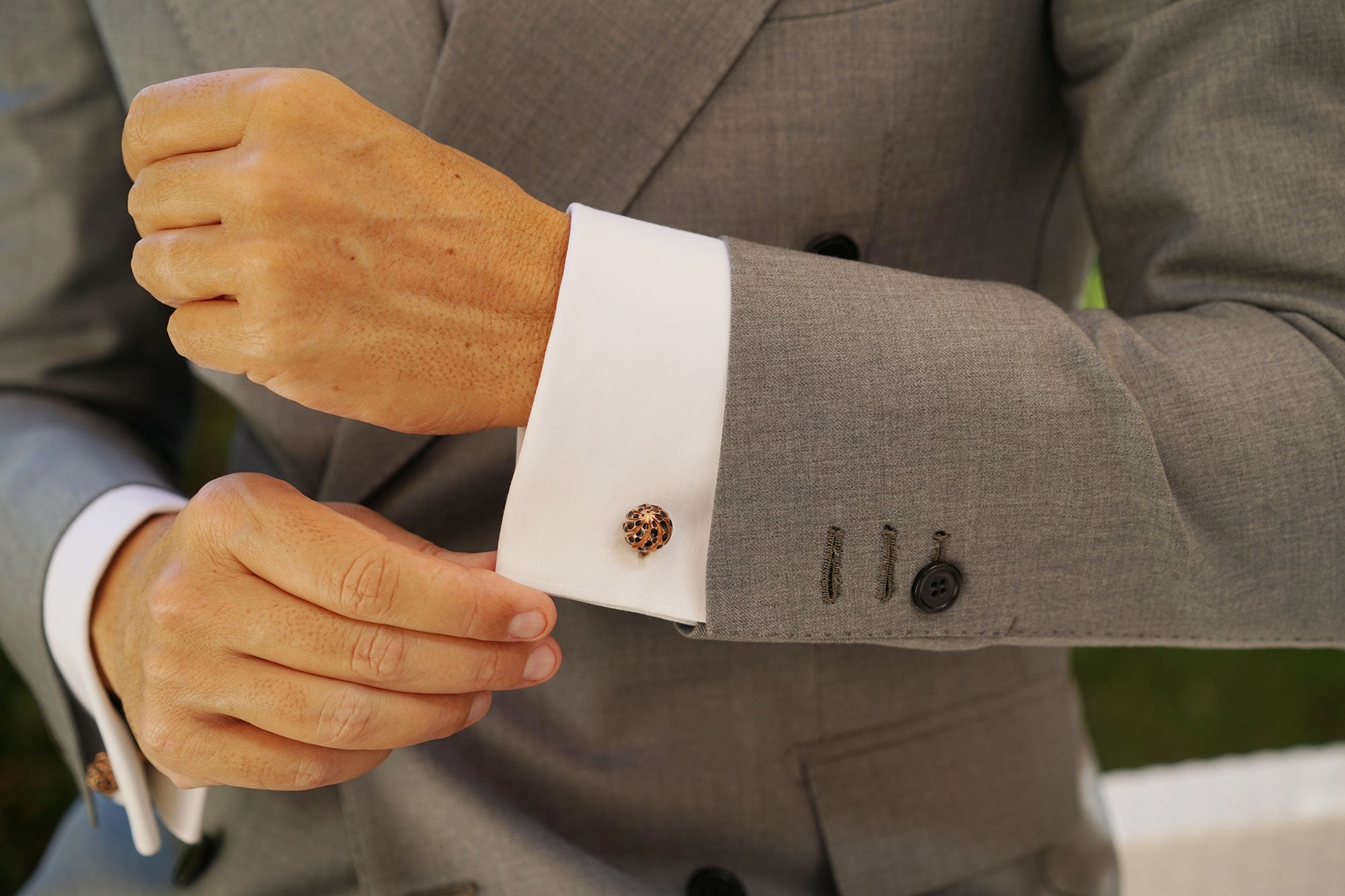 Alexander The Great Rose Gold Cufflinks