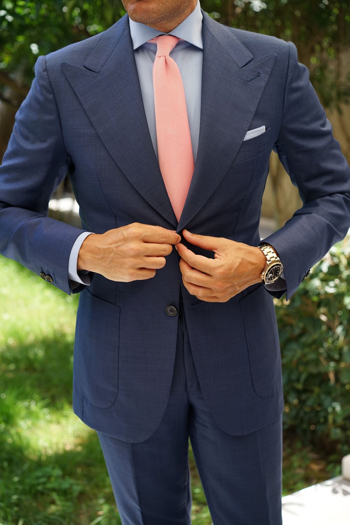 Pink Velvet Skinny Tie