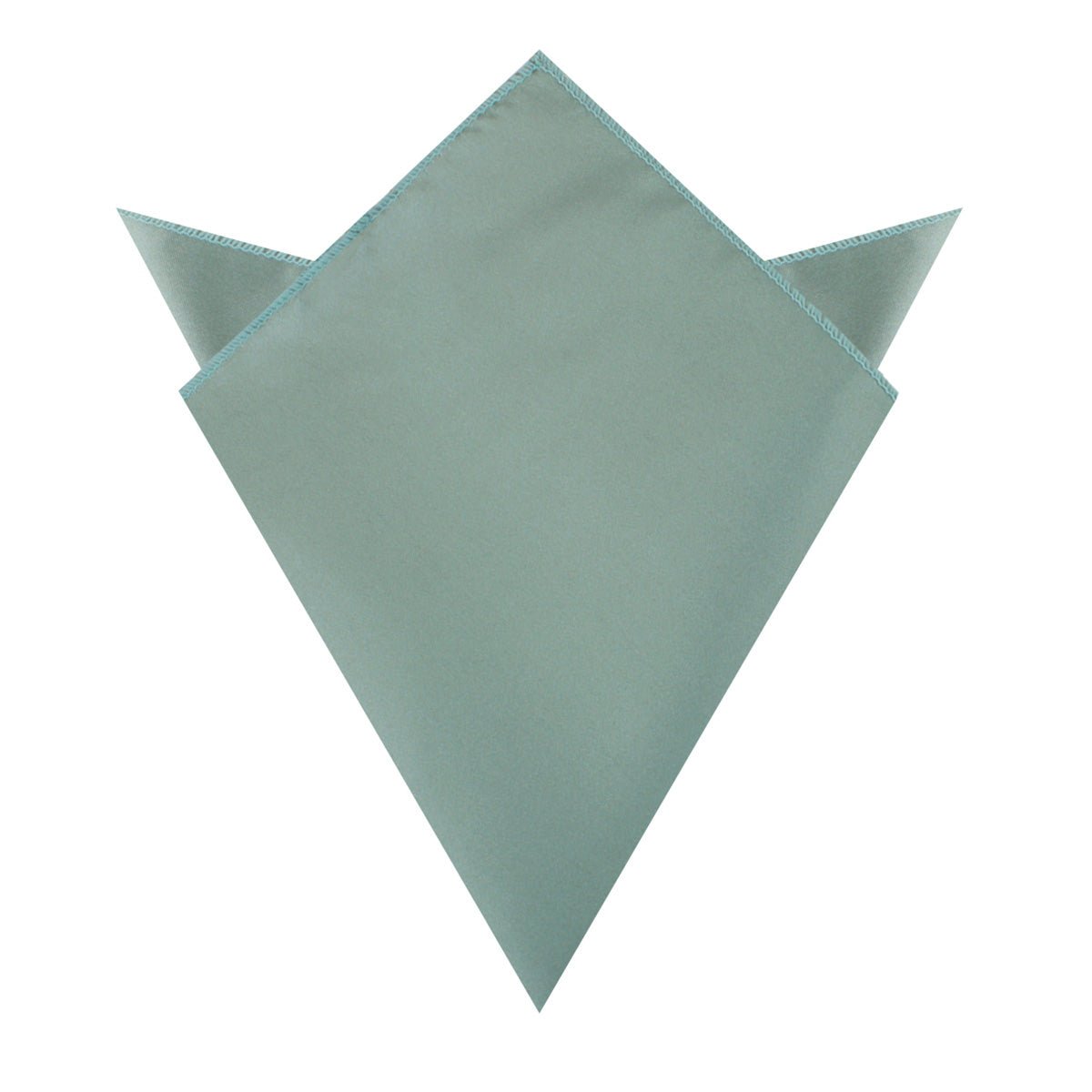 Sage Green Satin Pocket Square