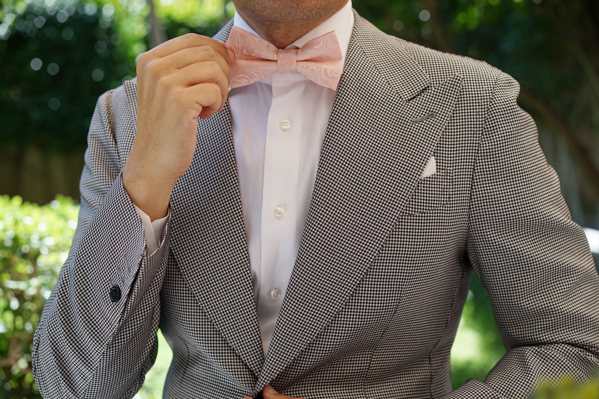 Blush Pink Khamsin Bow Tie