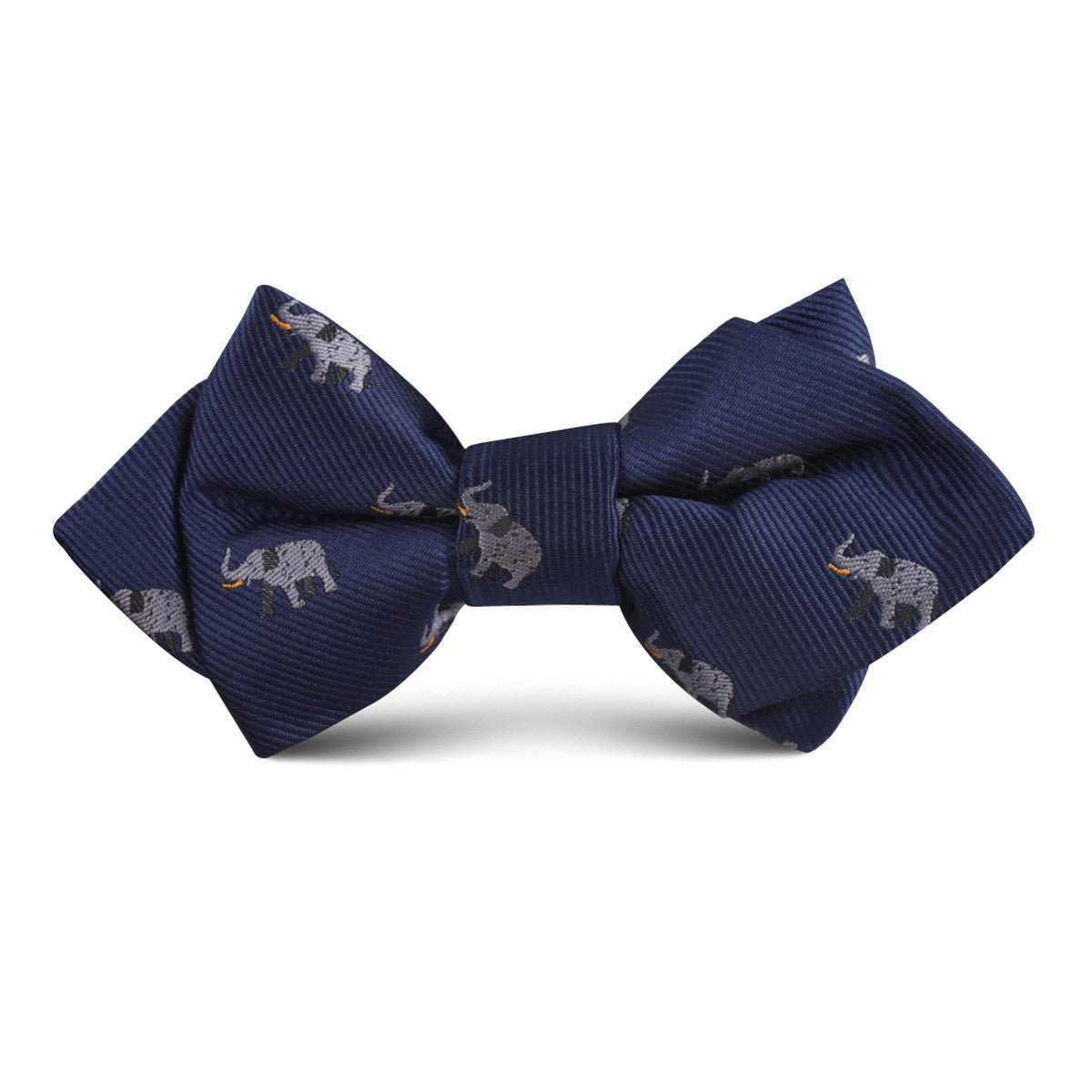 Indian Elephant Kids Diamond Bow Tie