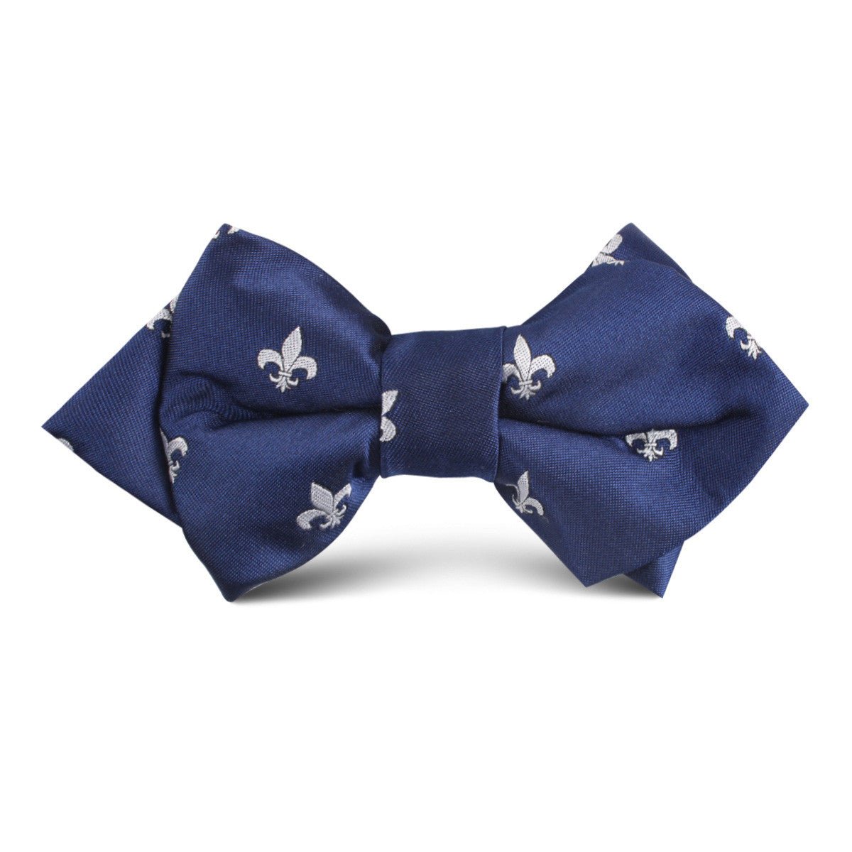 Fleur De Lis Kids Diamond Bow Tie