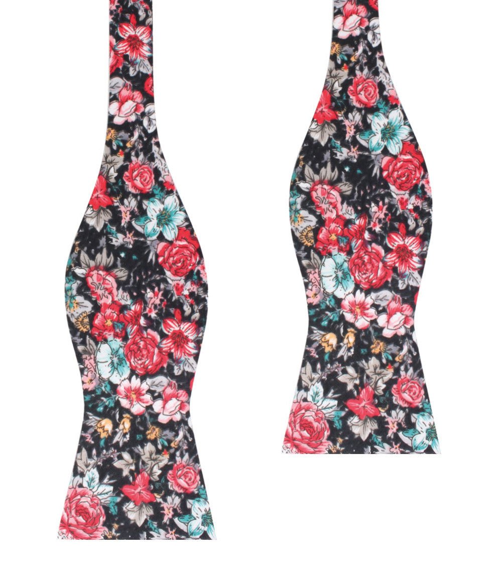 Sardinia Bloom Floral Self Bow Tie