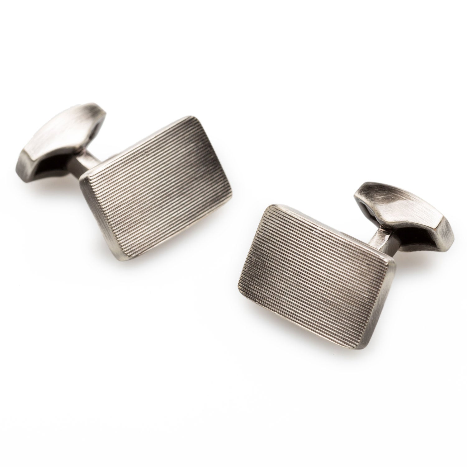 Fiennes Silver Cufflinks