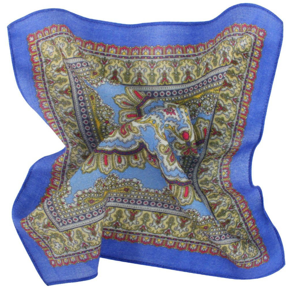 Arabian Nights Wool Pocket Square