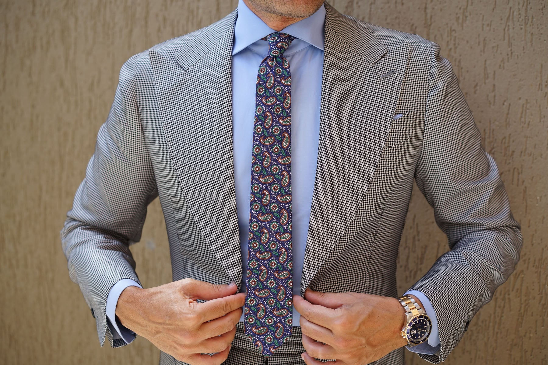 Dora Riparia Paisley Skinny Tie