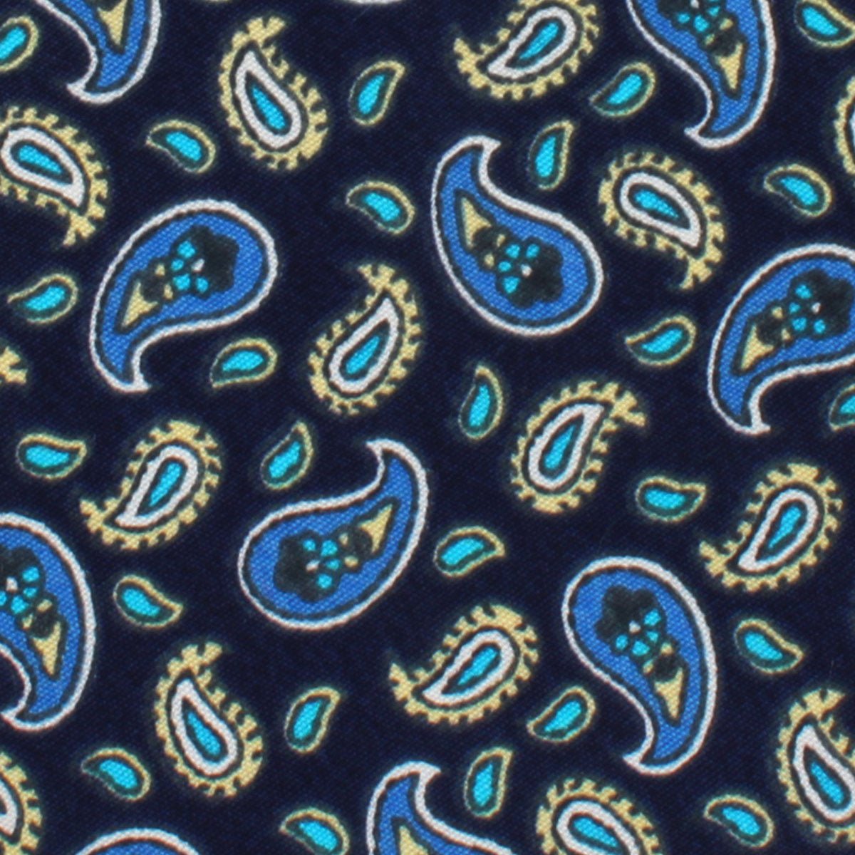 Beirut Blue Paisley Necktie