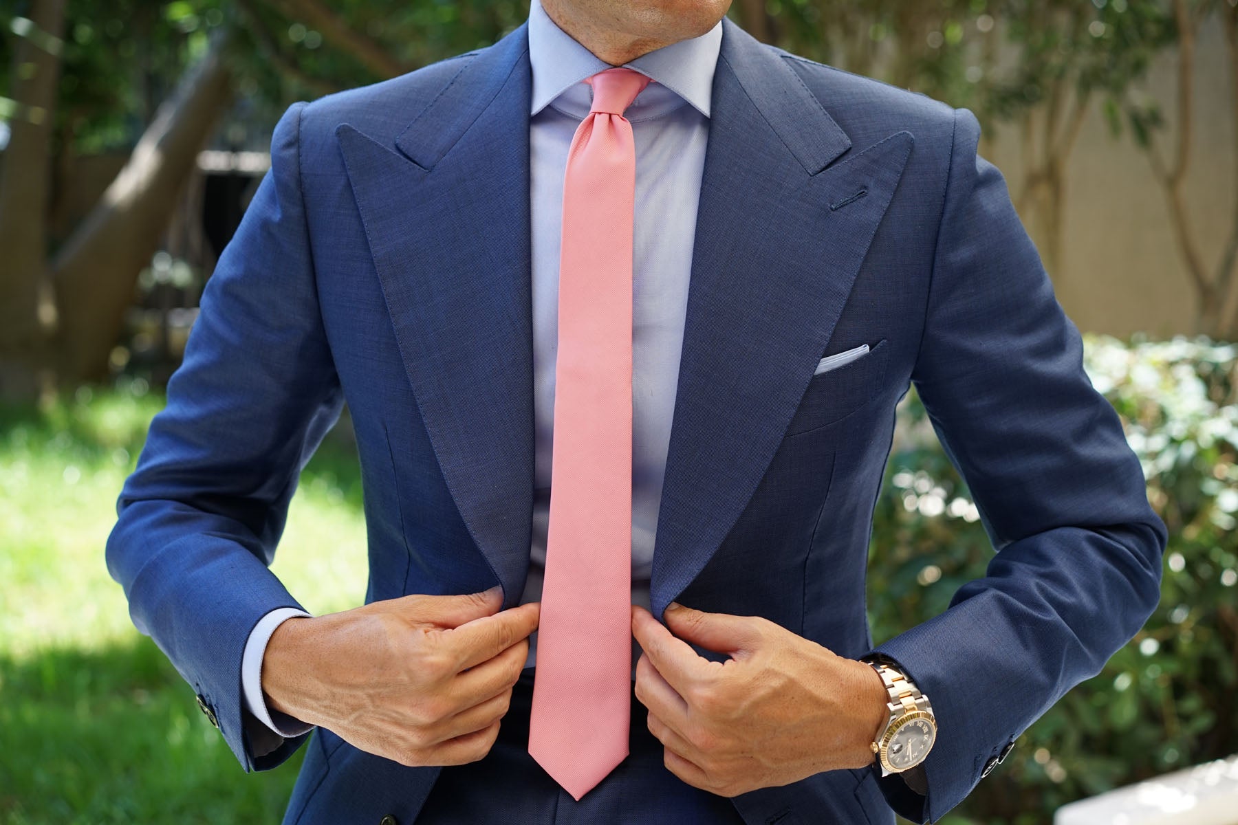 Pastel Pink Skinny Tie