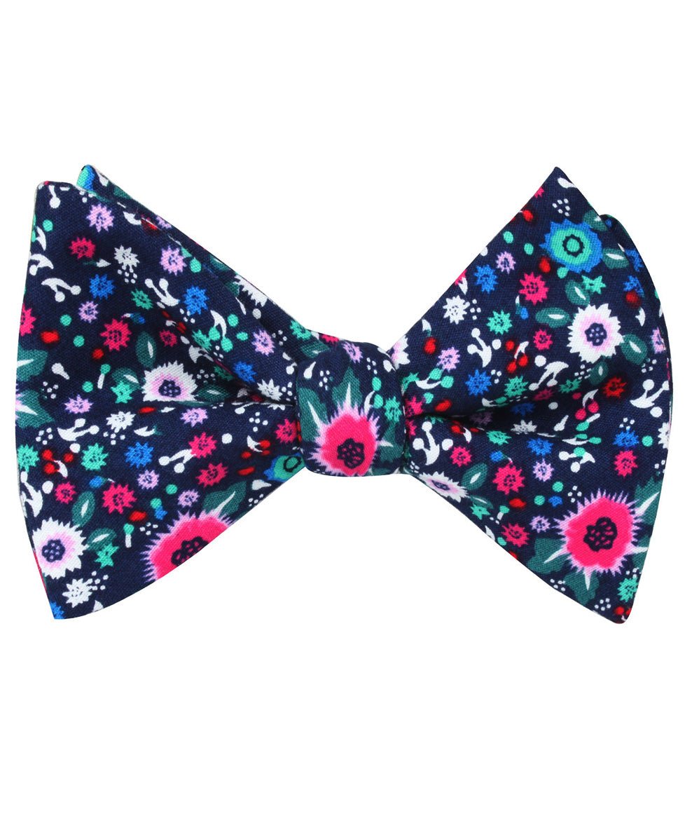 Nairobi Floral Self Bow Tie