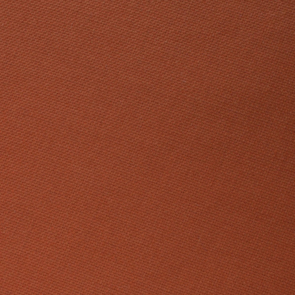 Burnt Terracotta Orange Linen Pocket Square