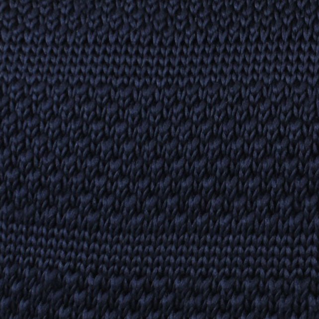 Essaouira Navy Knitted Tie