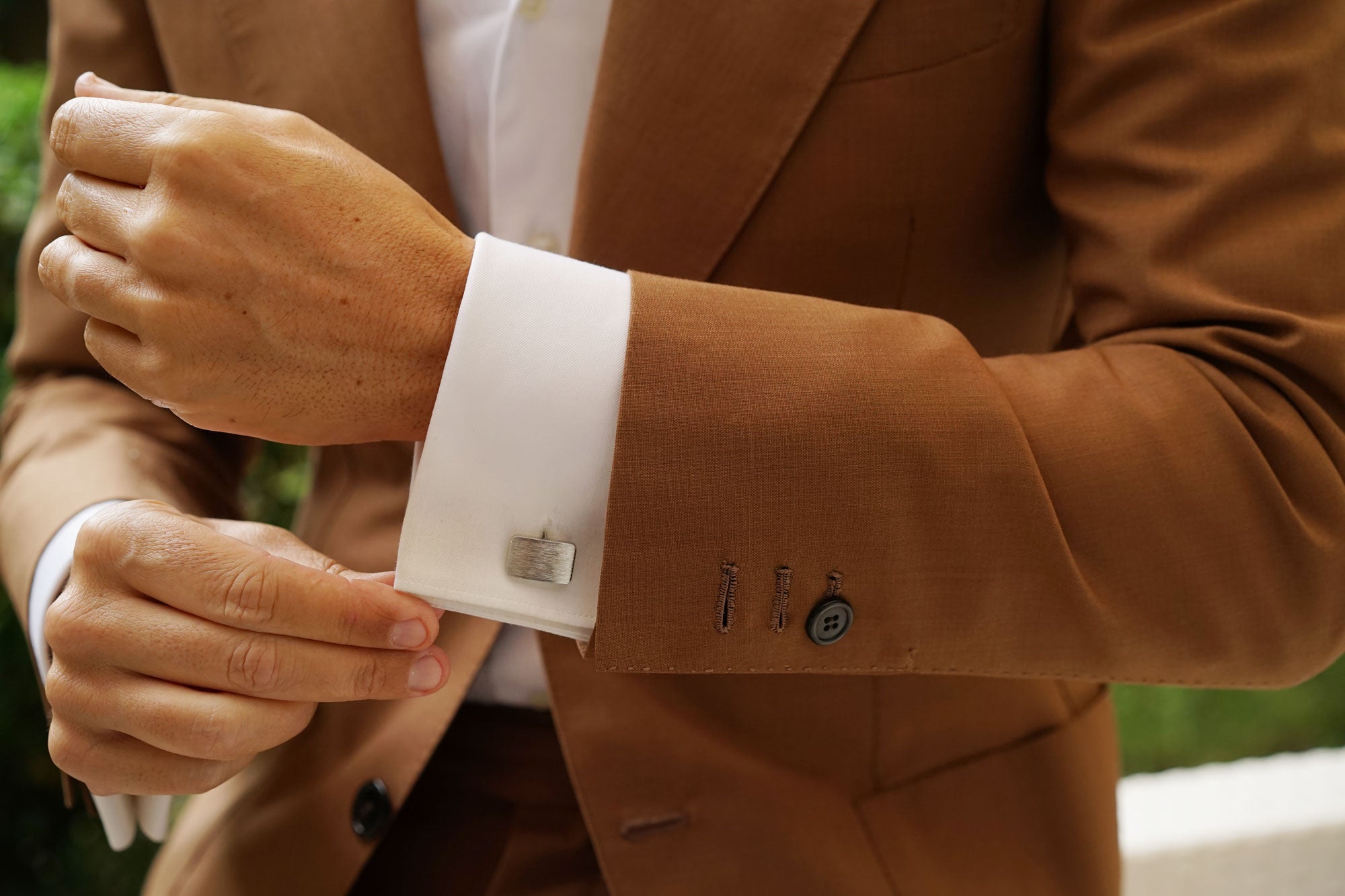 Sinatra Silver Cufflinks