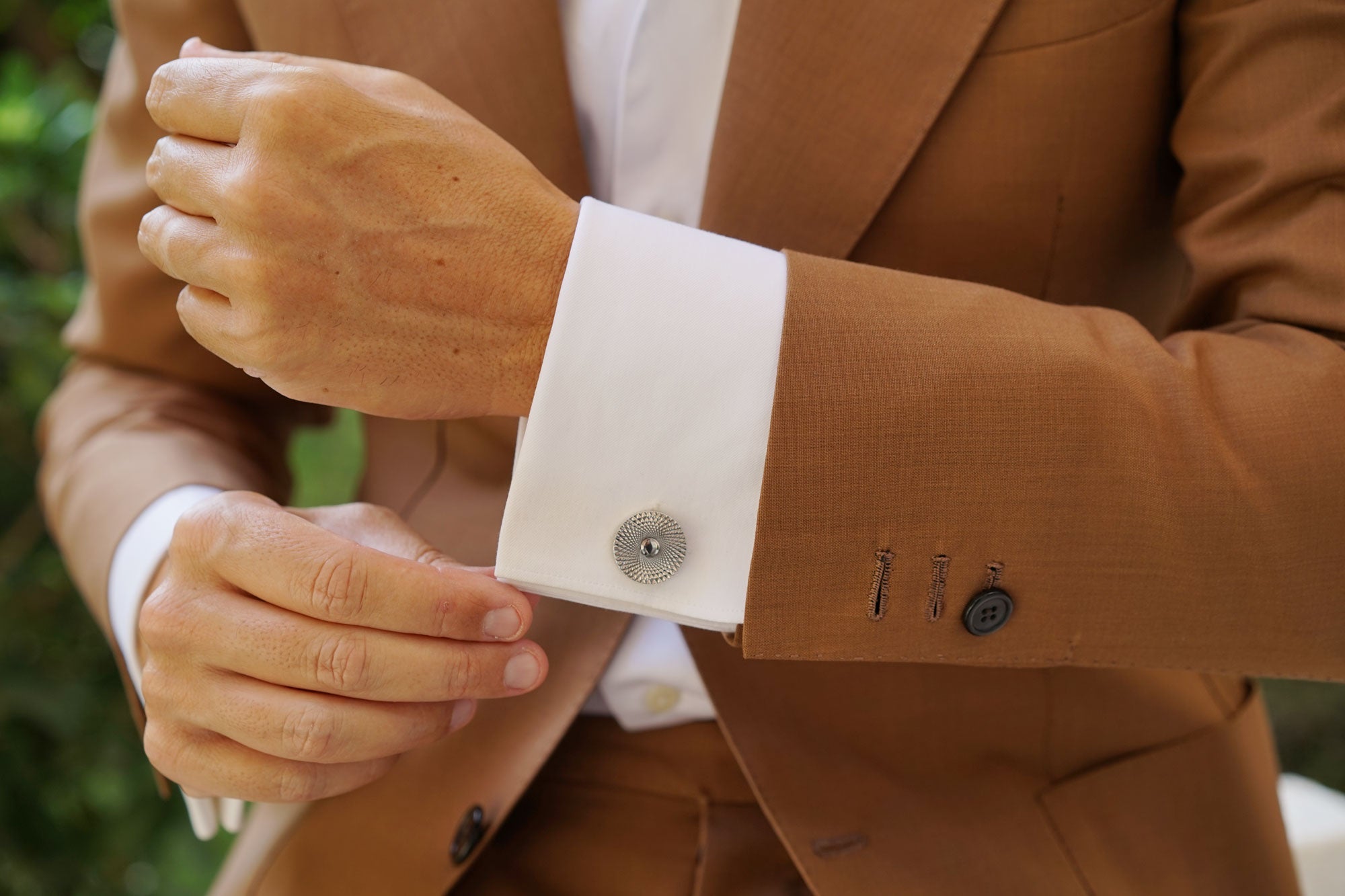 Royale Silver Cufflinks