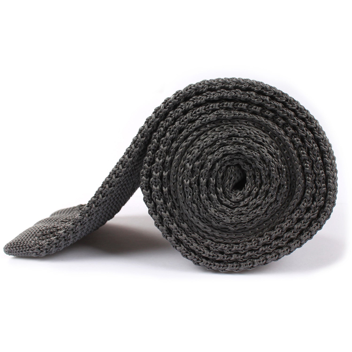 Charcoal Grey Knitted Tie