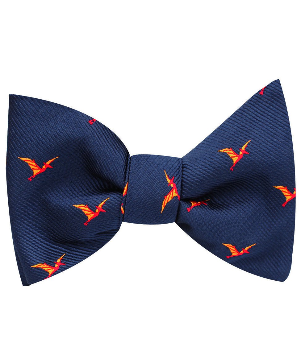 Pteranodon Dinosaur Self Bow Tie