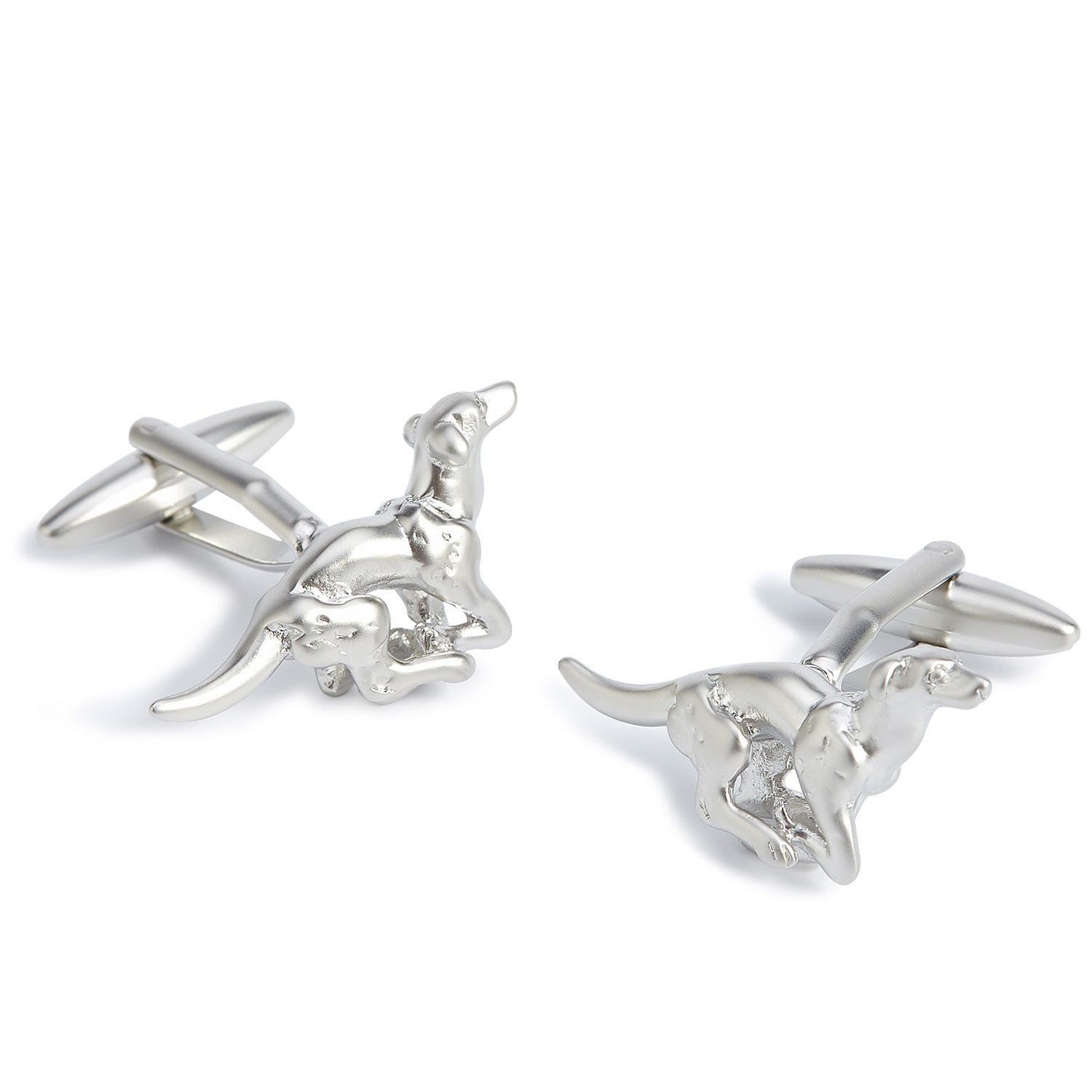 Silver Racing Hound Cufflinks