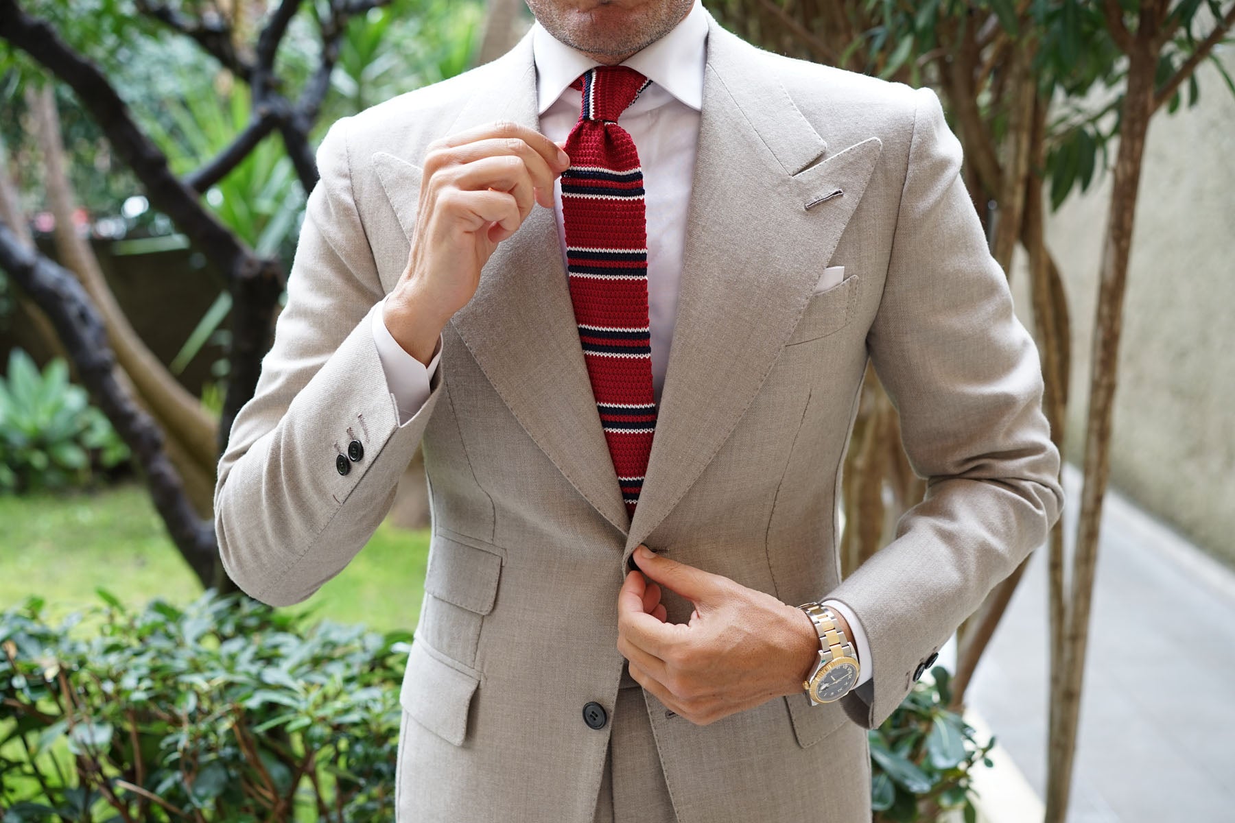 Coccotti Red Knitted Tie