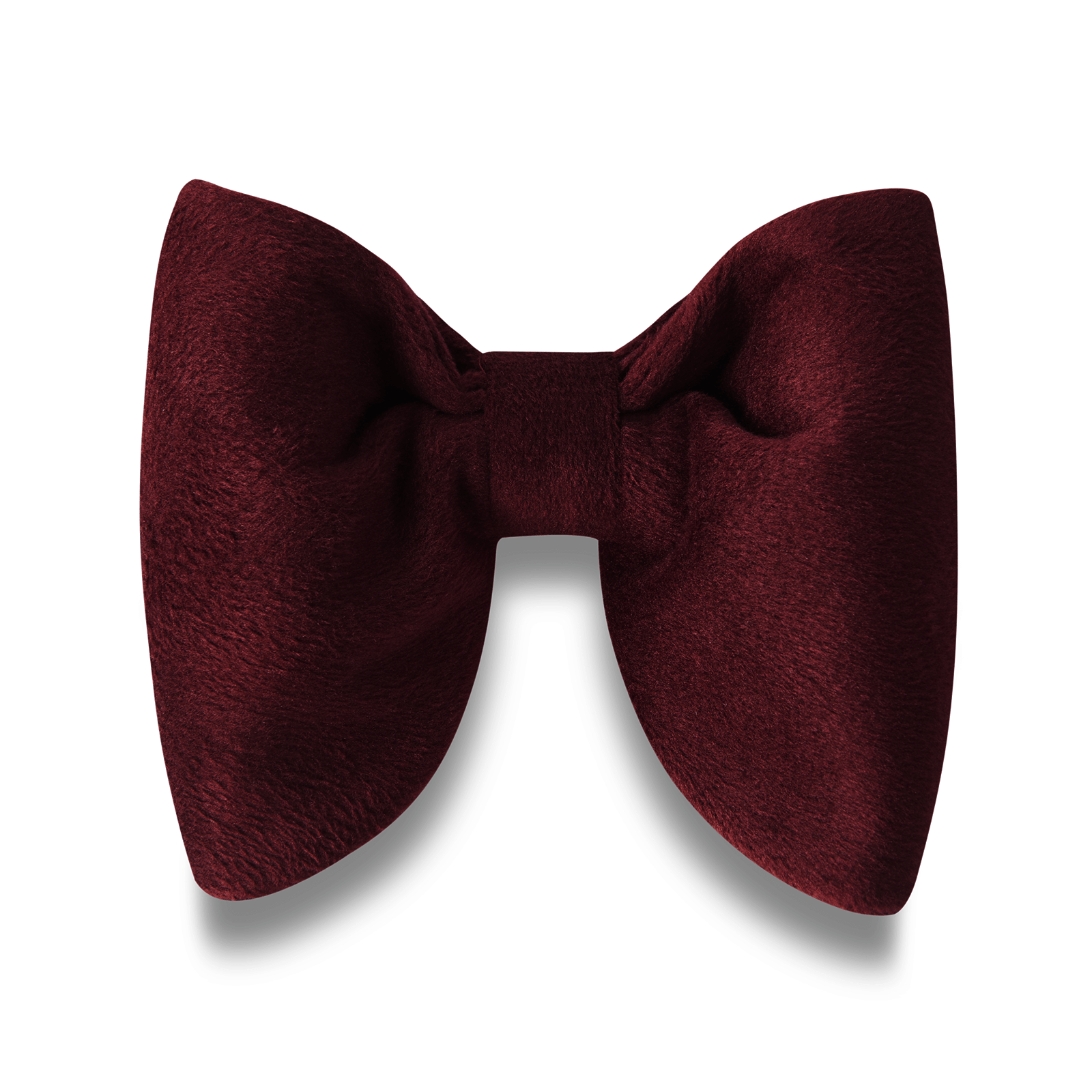 Bond Burgundy Velvet Butterfly Bow Tie