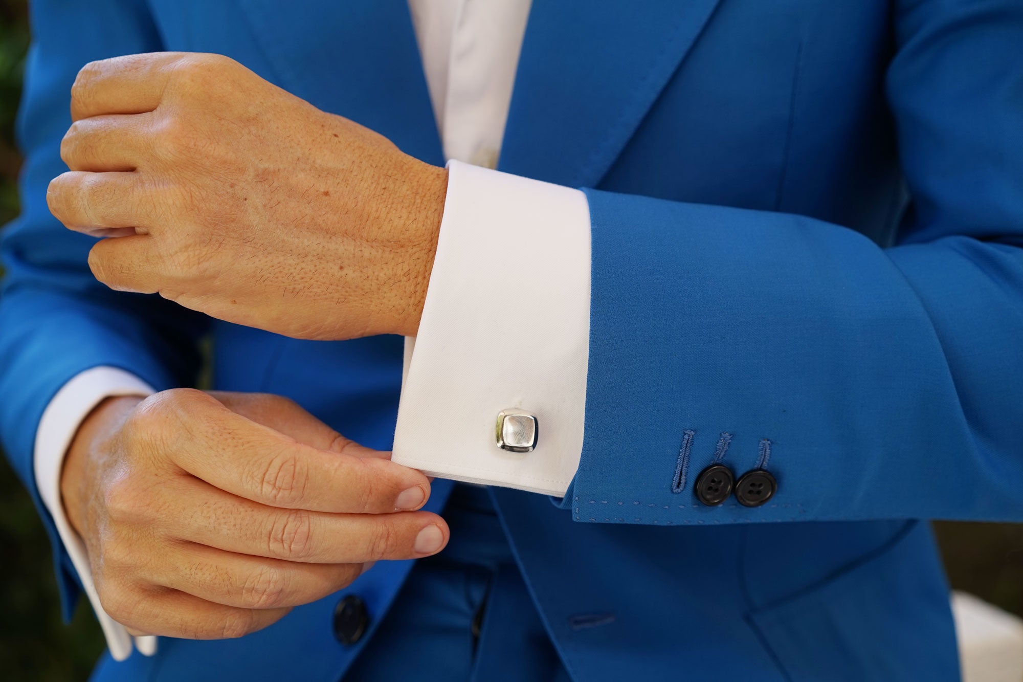 Simmons Silver Cufflinks