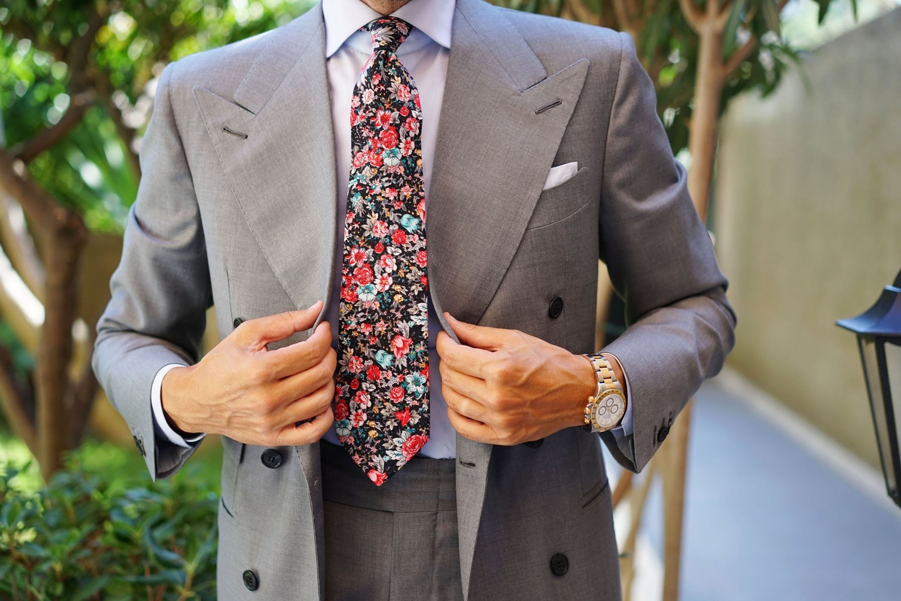 Sardinia Bloom Floral Tie