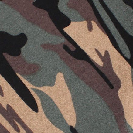 Forest Green Camouflage Tie