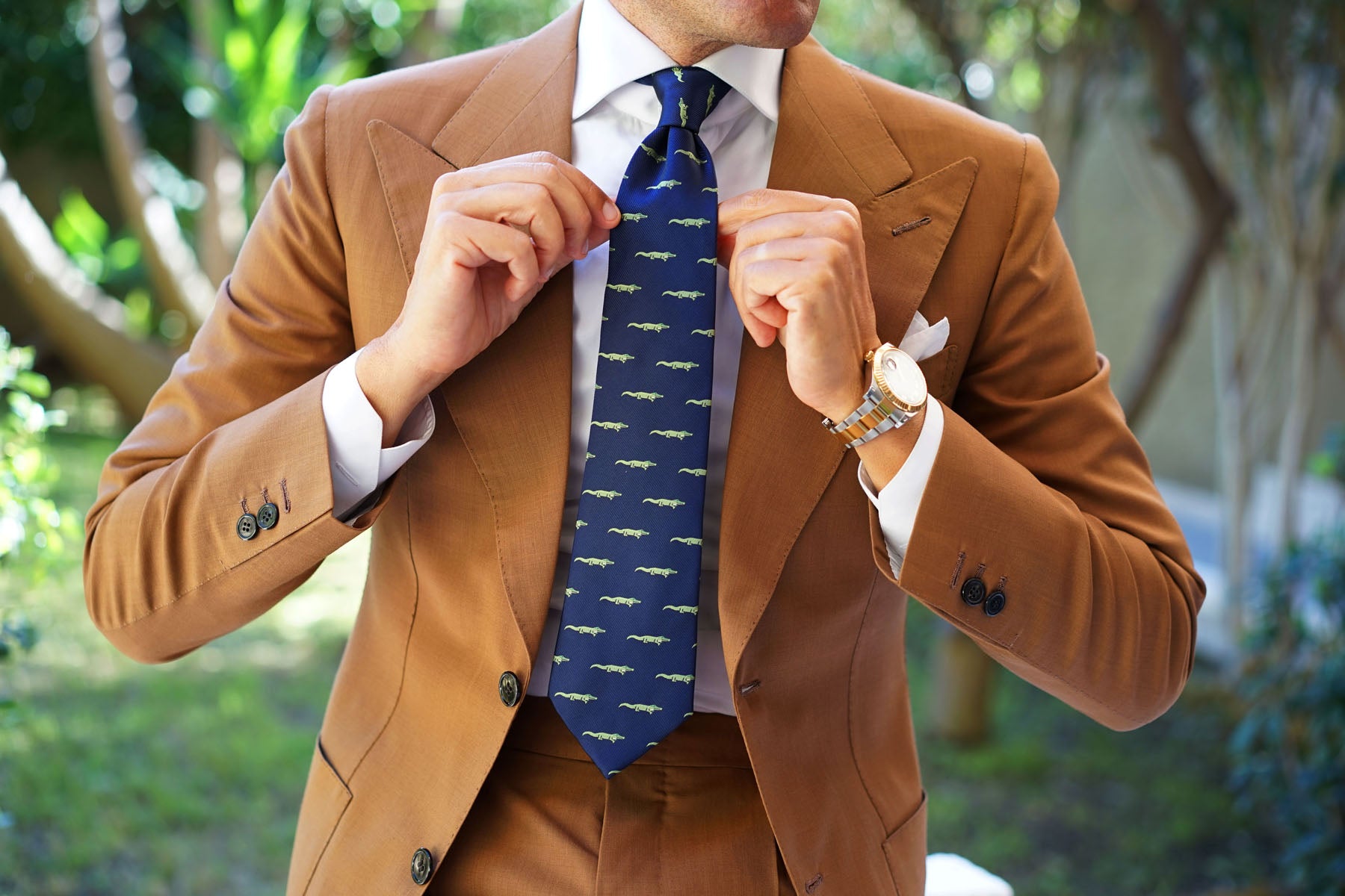 Saltwater Crocodile Tie