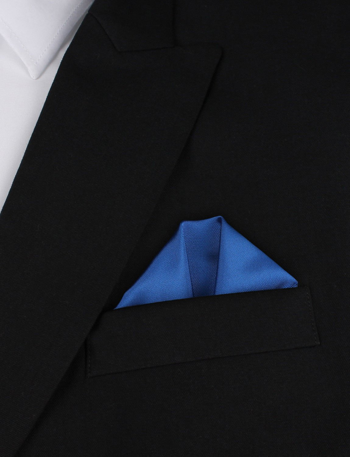 Sapphire Blue Pocket Square