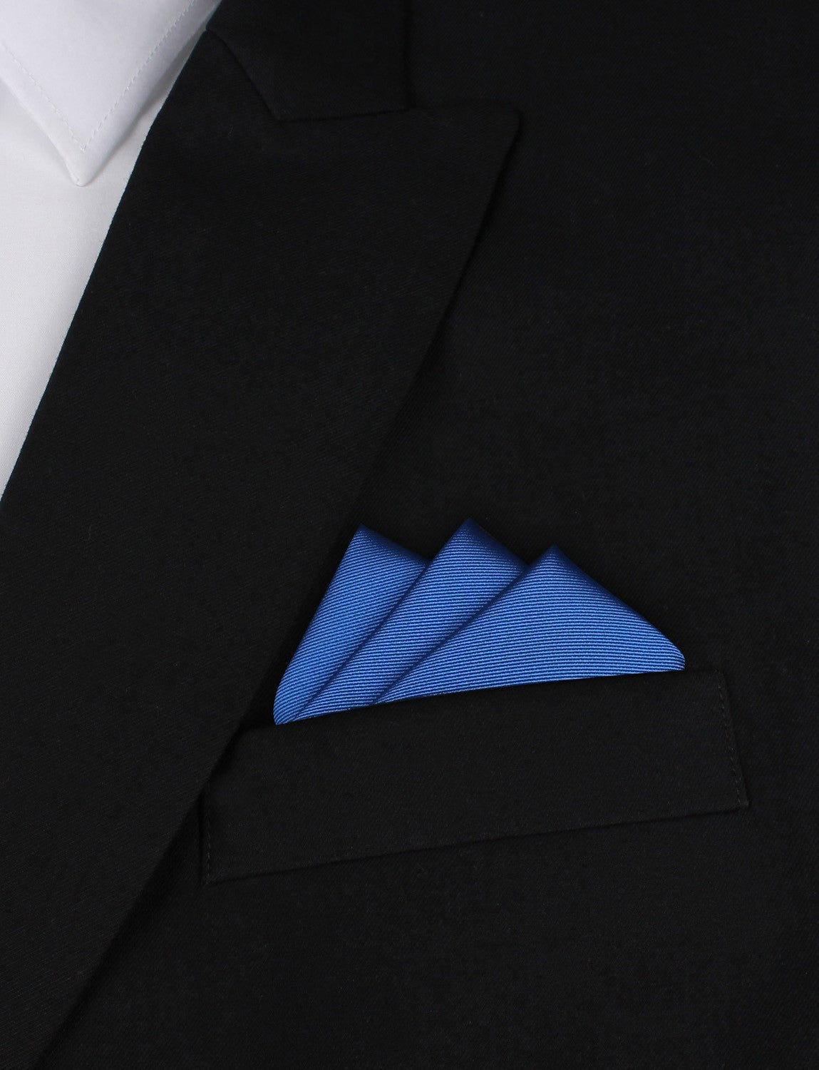 Sapphire Blue Pocket Square