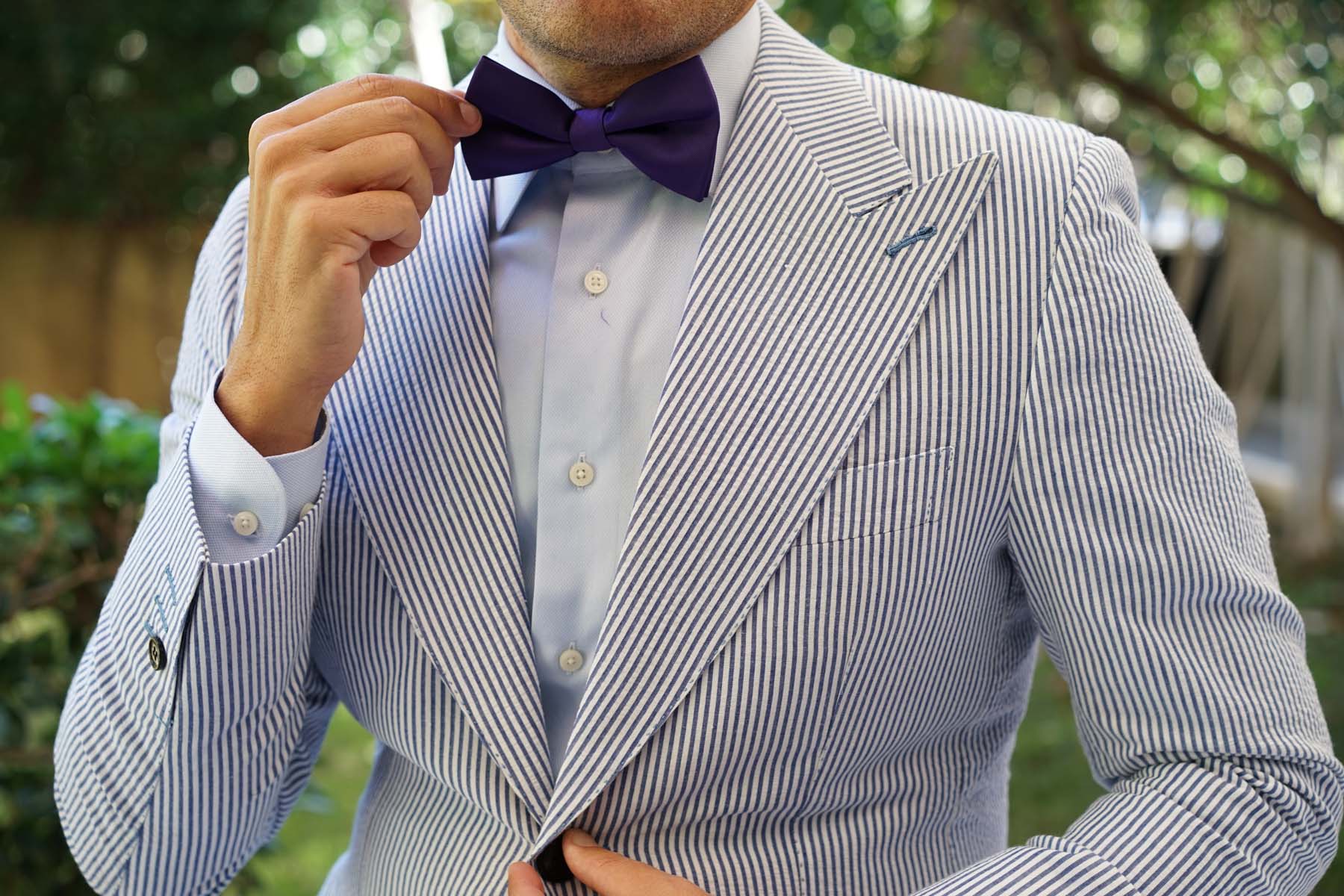 Royal Purple Bow Tie