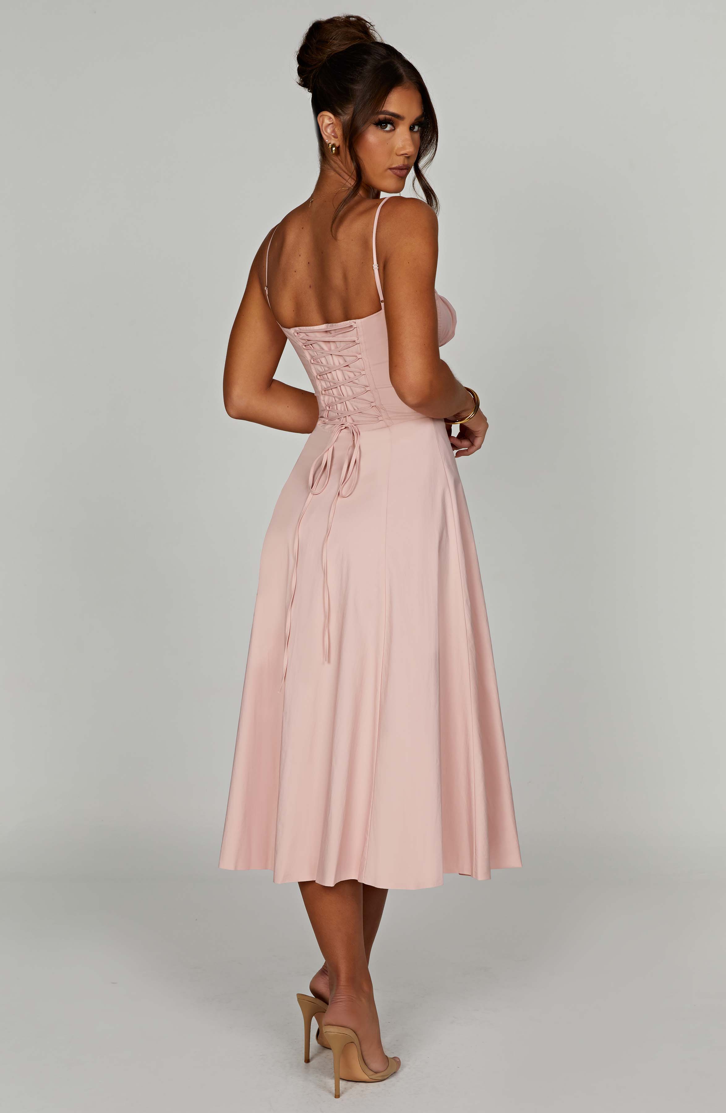 Deanna Midi Dress - Blush