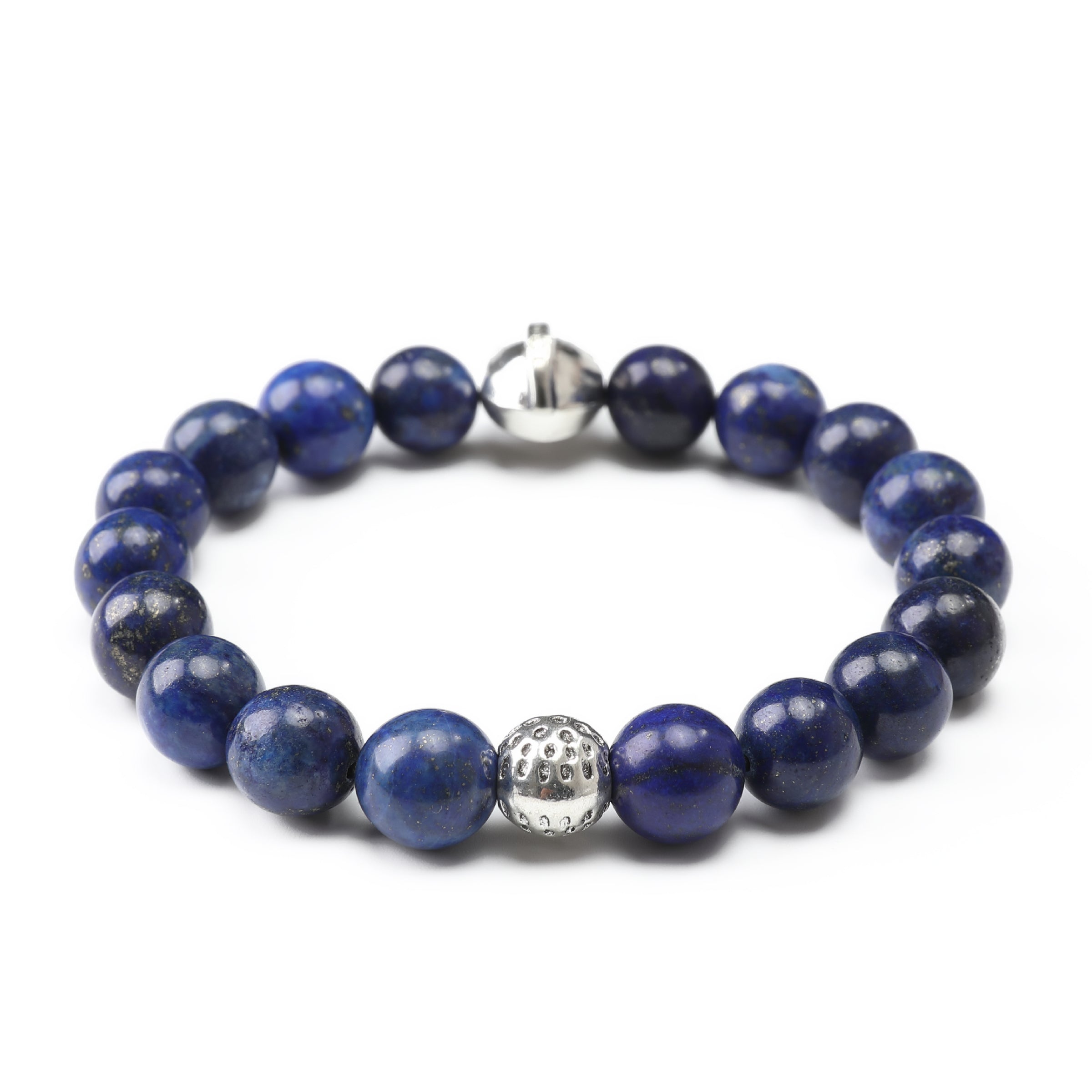 Trident Lapis Lazuli Gladiator Helmet Bracelet