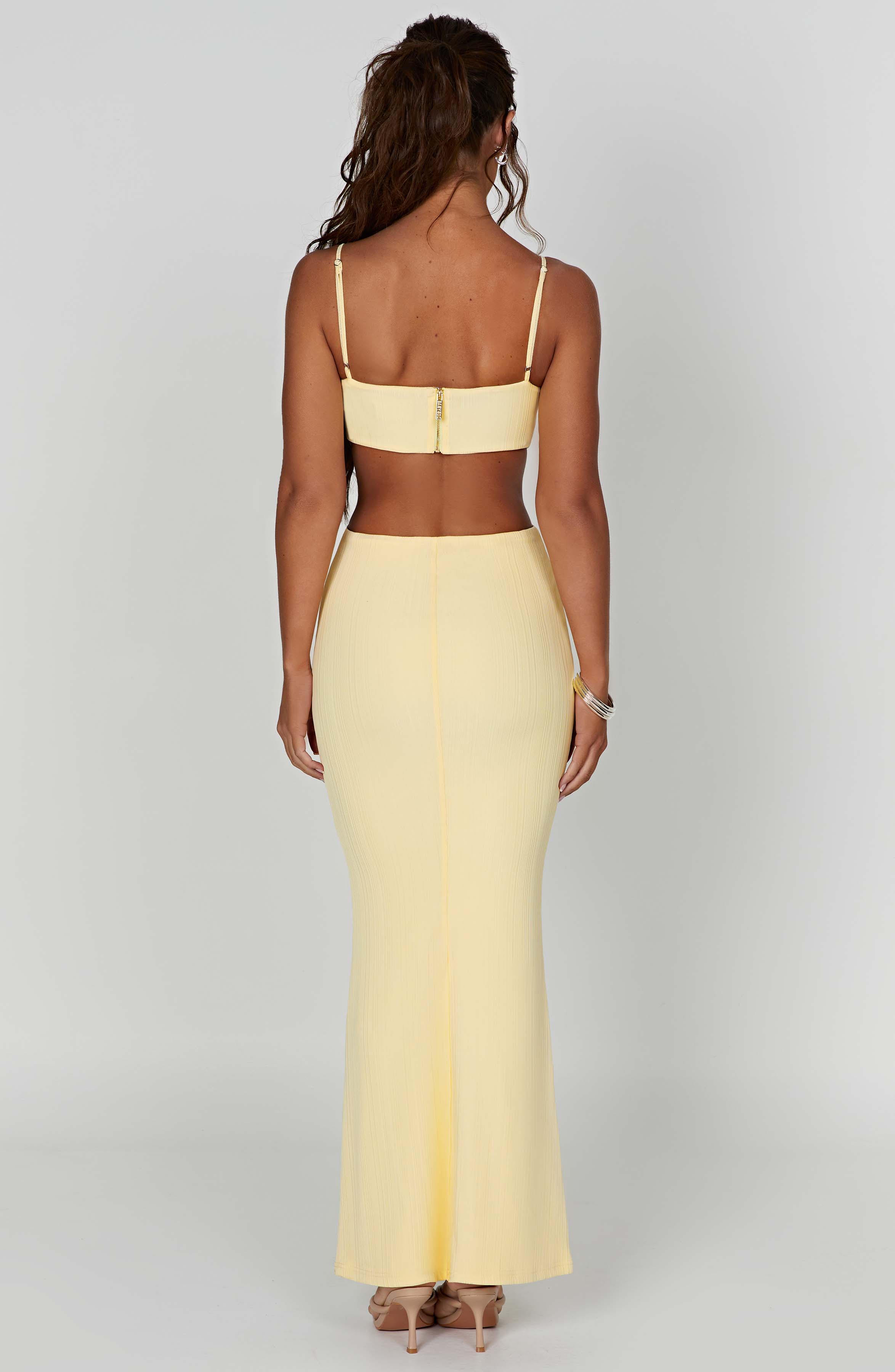 Celine Maxi Dress - Lemon