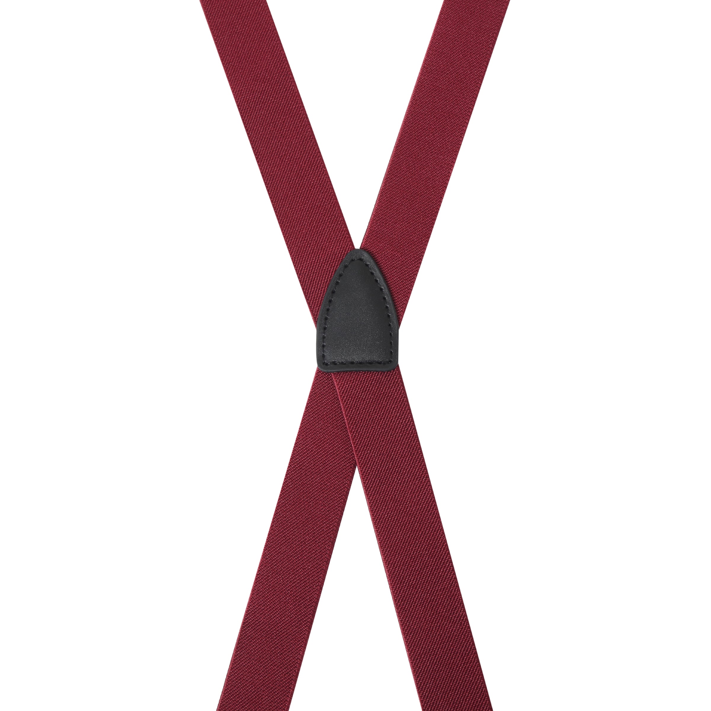 Kids Burgundy Suspender Braces