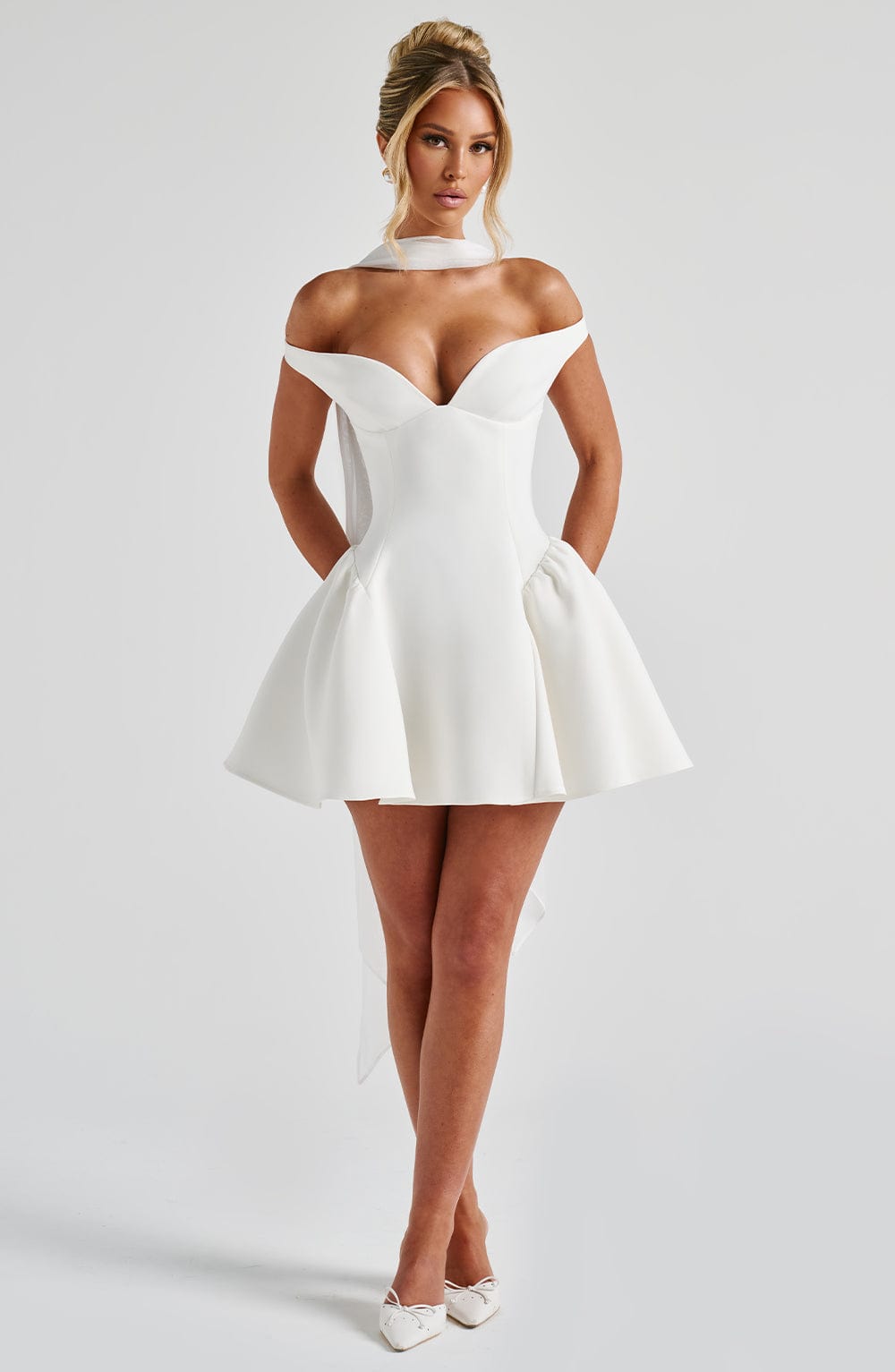 Marla Mini Dress - Ivory