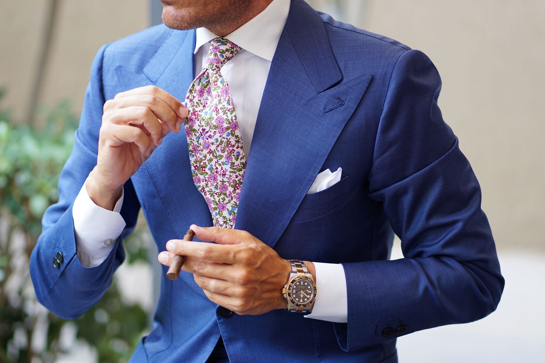 Etrangère Paradis Floral Necktie