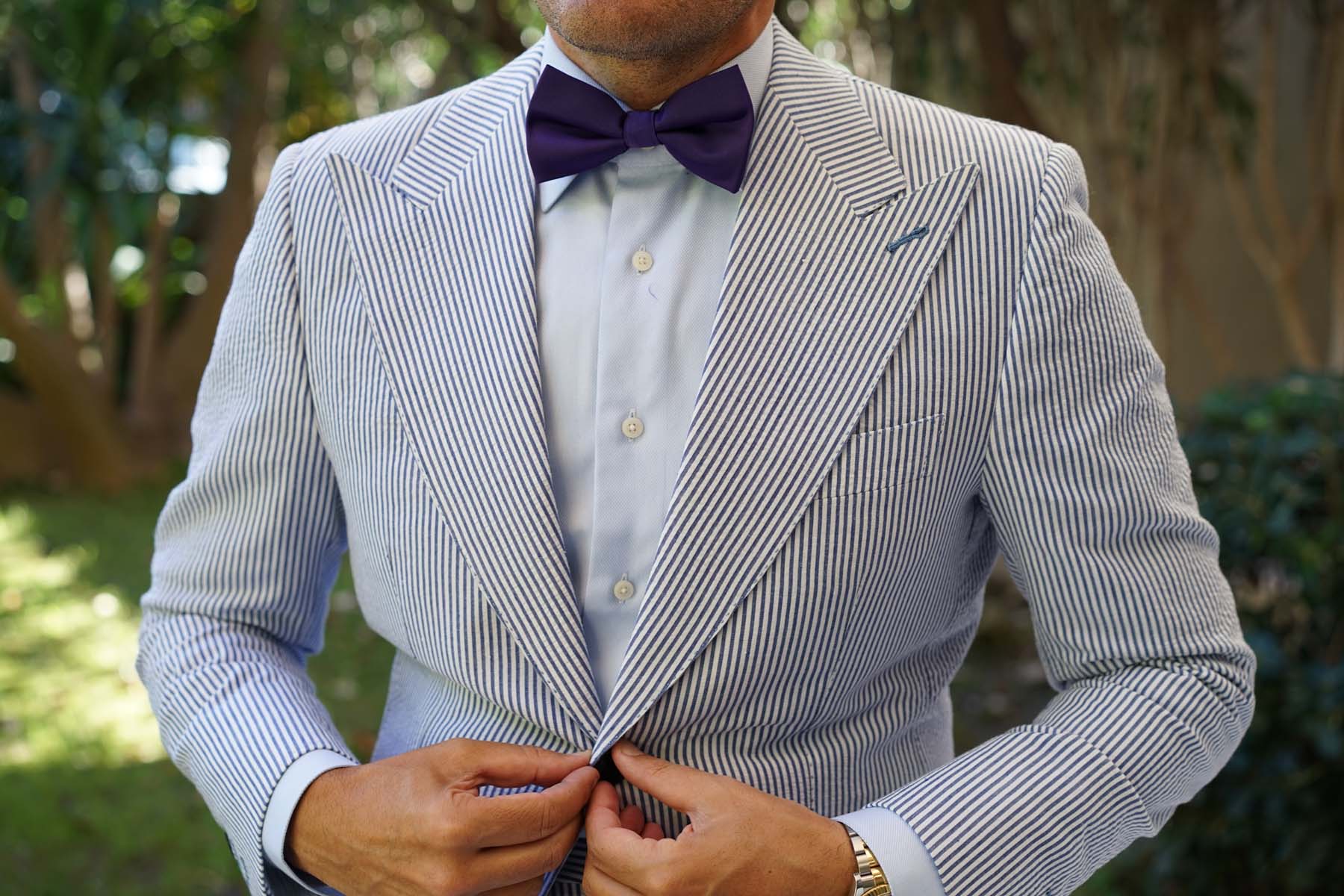 Royal Purple Bow Tie