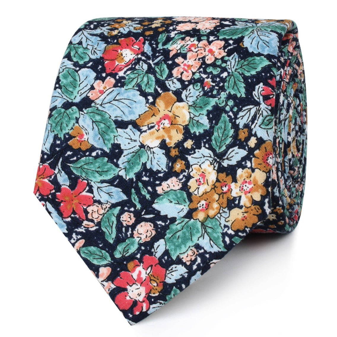 Stura Di Lanzo Floral Skinny Tie